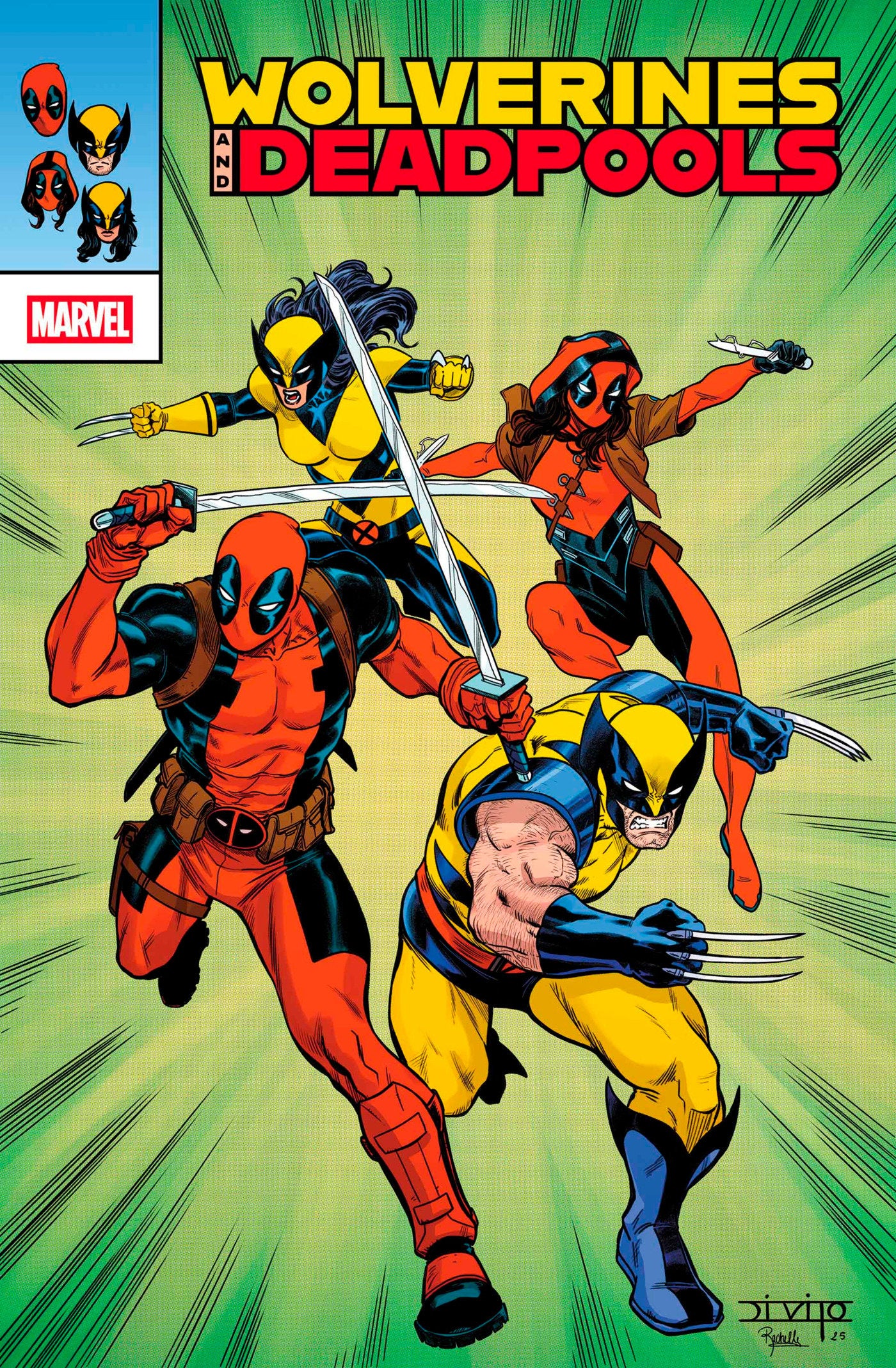 Wolverines & Deadpools #1 Andrea Di Vito Retrovision Variant | Odin's Place