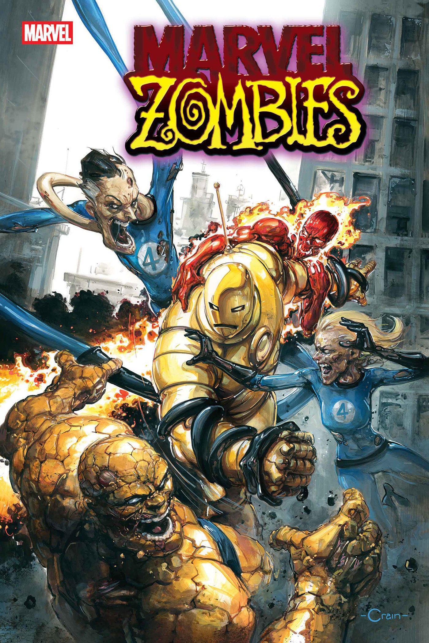 Marvel Zombies: Red Band #1 Clayton Crain Variant [Polybagged] | Odin's Place