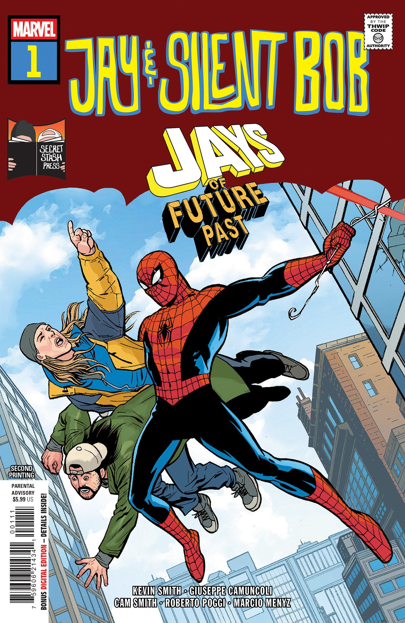 Jay & Silent Bob: Jays Of Future Past #1 Giuseppe Camuncoli 2nd Printing Variant | Odin's Place