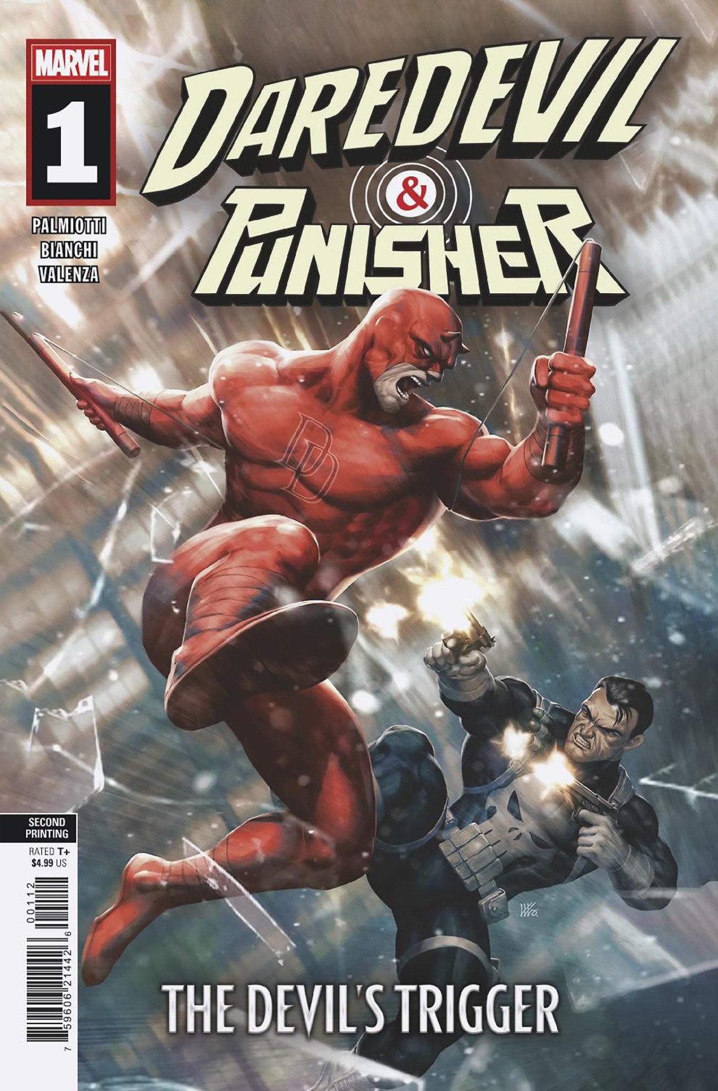 Daredevil/Punisher: The Devil's Trigger #1 Kendrick Lim 2nd Printing Variant | Odin's Place