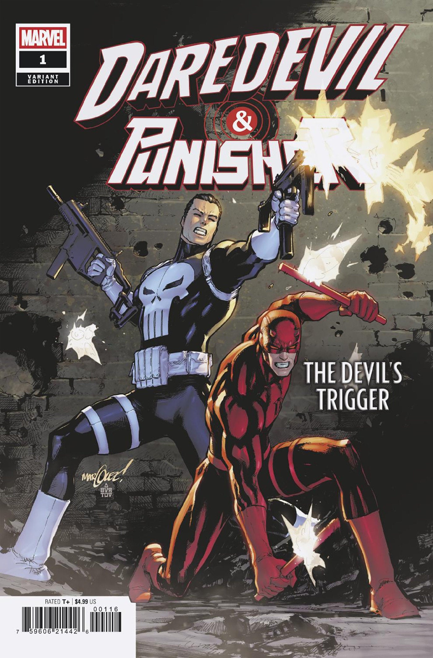 Daredevil/Punisher: The Devil's Trigger #1 David Marquez Variant | Odin's Place