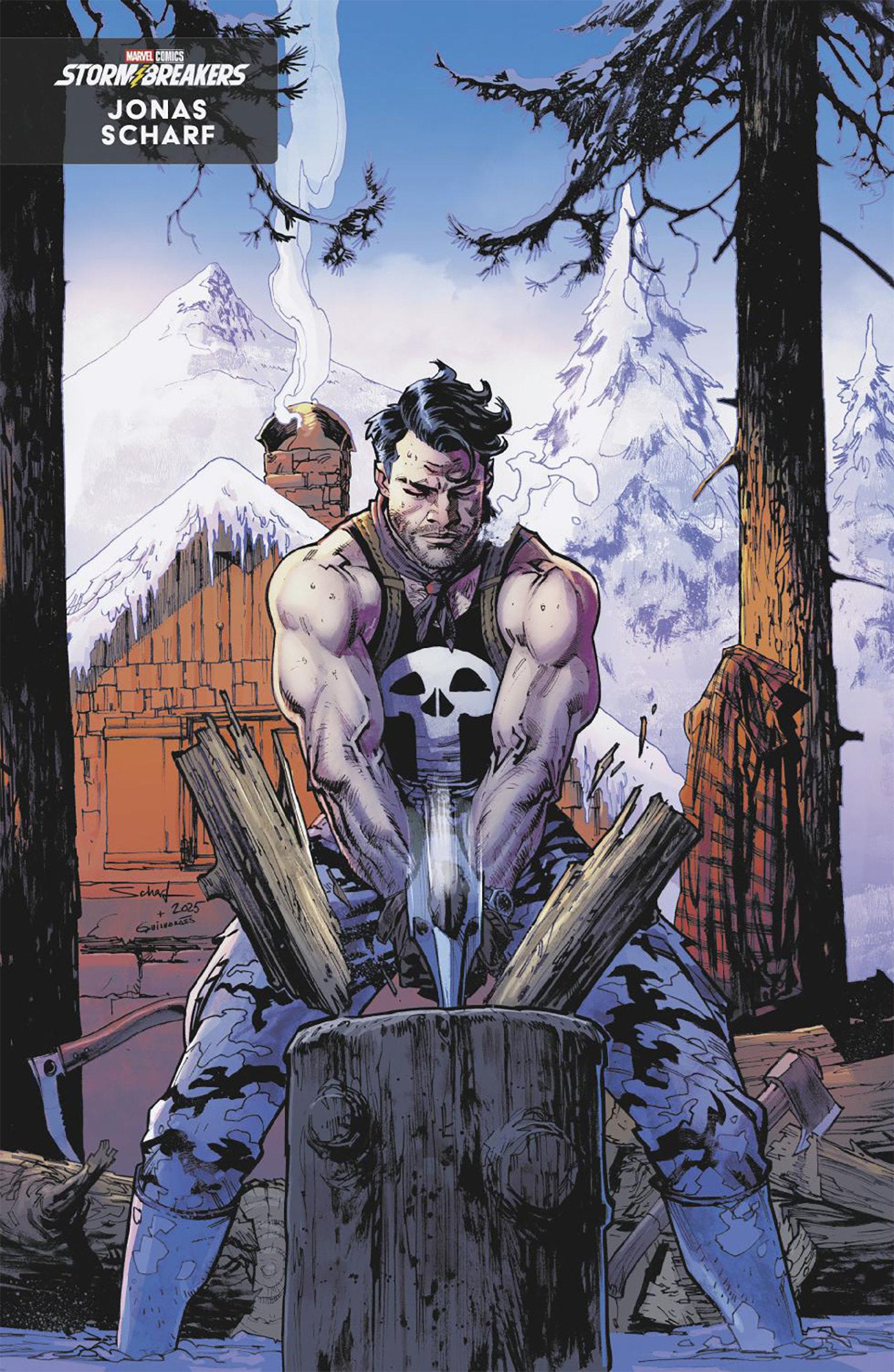 Daredevil/Punisher: The Devil's Trigger #2 Jonas Scharf Winter Break Variant | Odin's Place