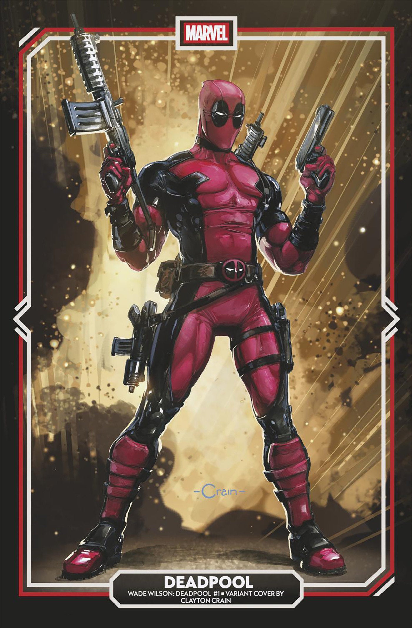 Wade Wilson: Deadpool #1 Clayton Crain Variant | Odin's Place