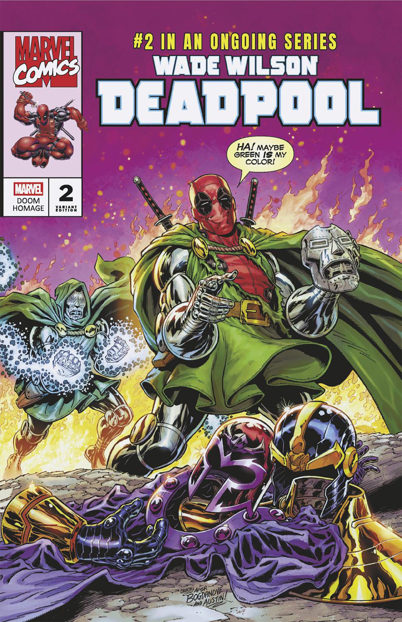 Wade Wilson: Deadpool #2 Ian Churchill Doom Homage Variant | Odin's Place