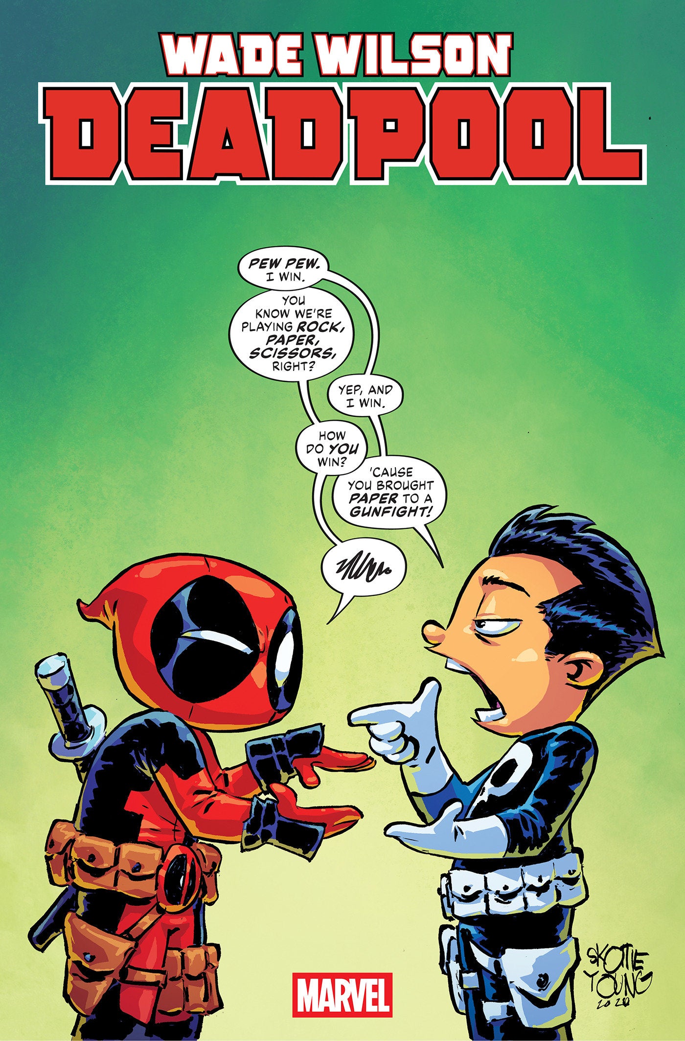 Wade Wilson: Deadpool #8 Skottie Young Variant [Bg] | Odin's Place