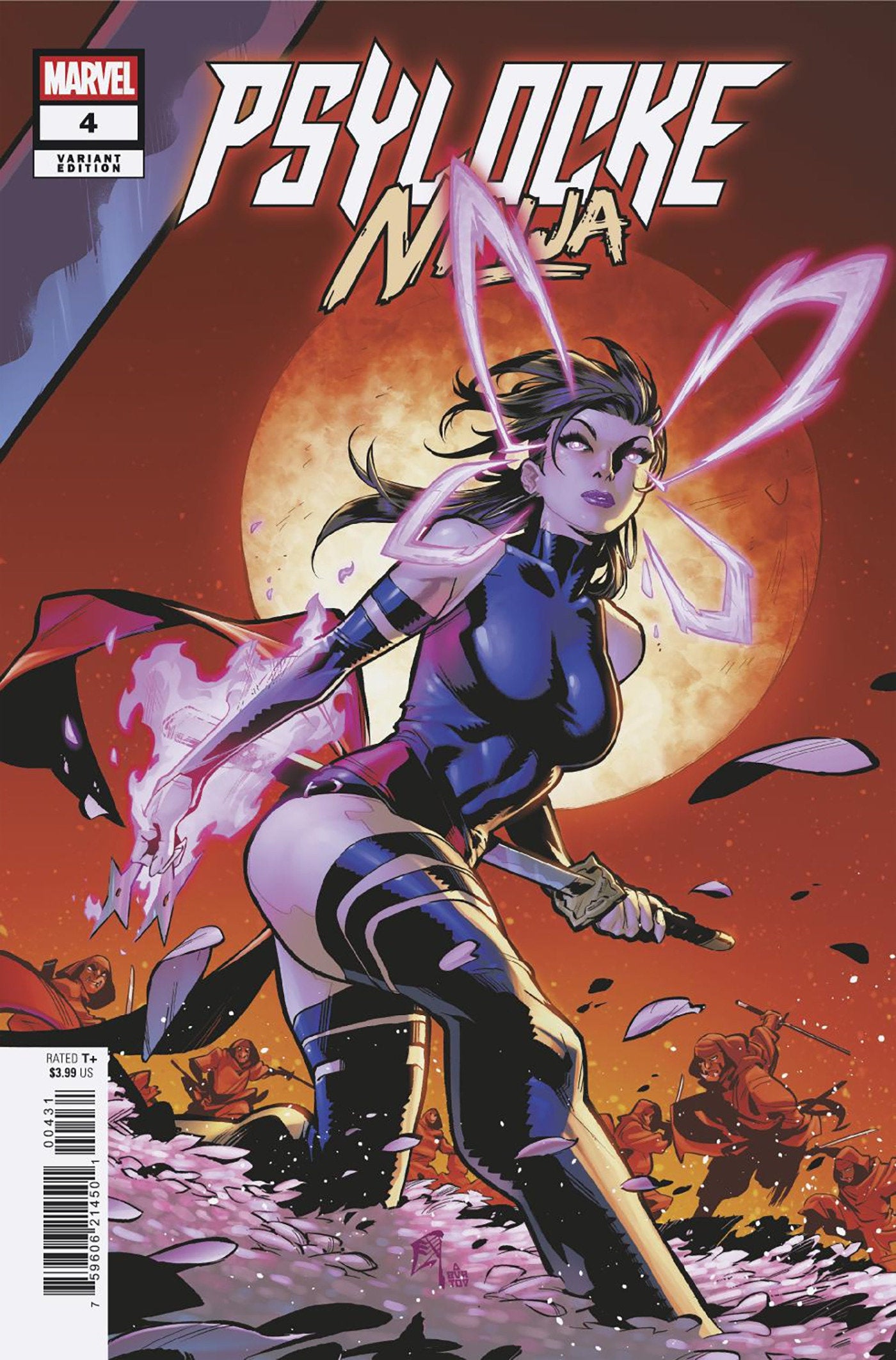 Psylocke: Ninja #4 C.F. Villa Psylocke Variant | Odin's Place