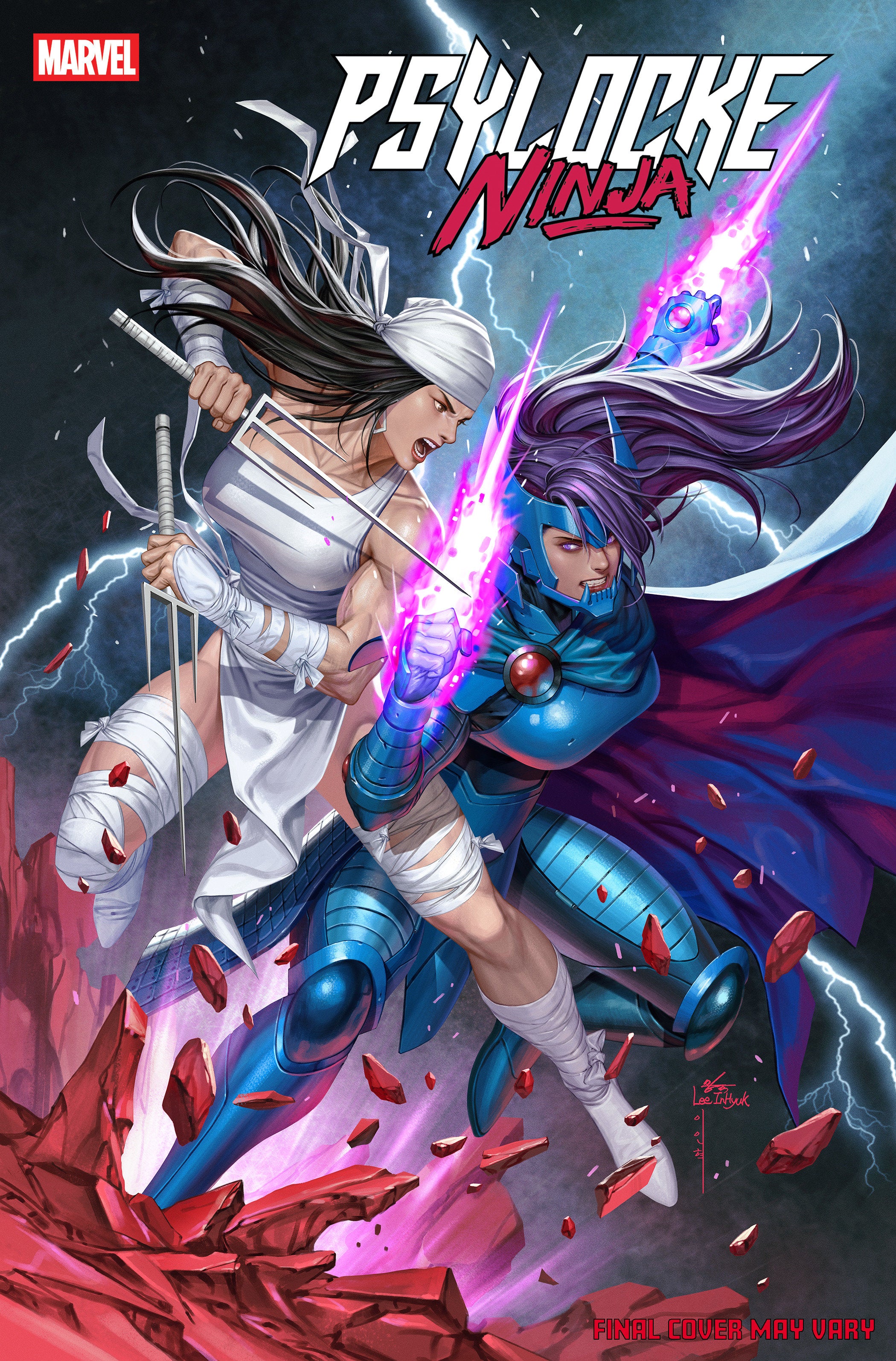 Psylocke: Ninja #5 Inhyuk Lee Versus Elektra Variant | Odin's Place