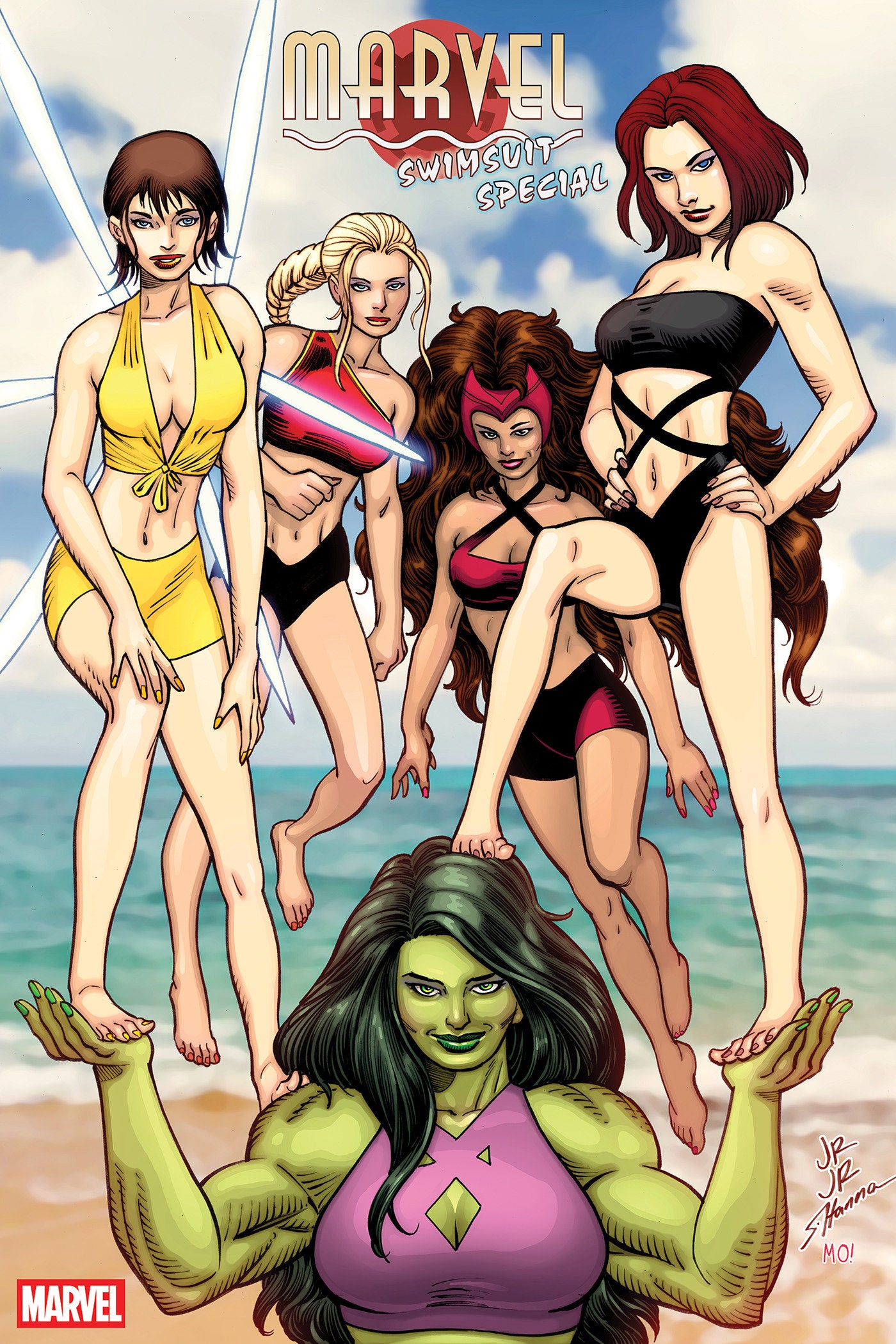 Marvel Swimsuit Special: Brand New Beach Day #1 John Romita Jr. Variant | Odin's Place