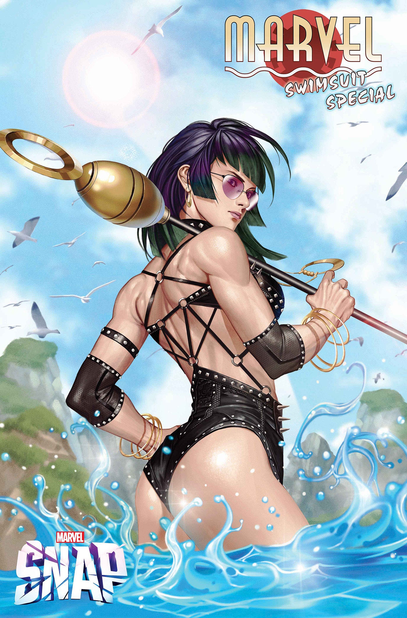 Marvel Swimsuit Special: Brand New Beach Day #1 Inhyuk Lee Marvel Snap Swimsuit Variant | Odin's Place