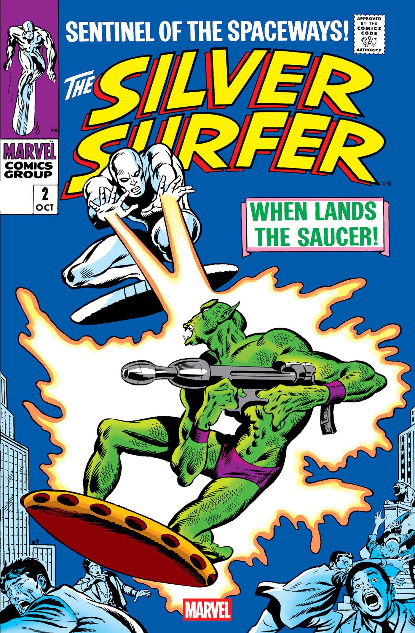 Silver Surfer #2 Facsimile Edition Foil Variant | Odin's Place