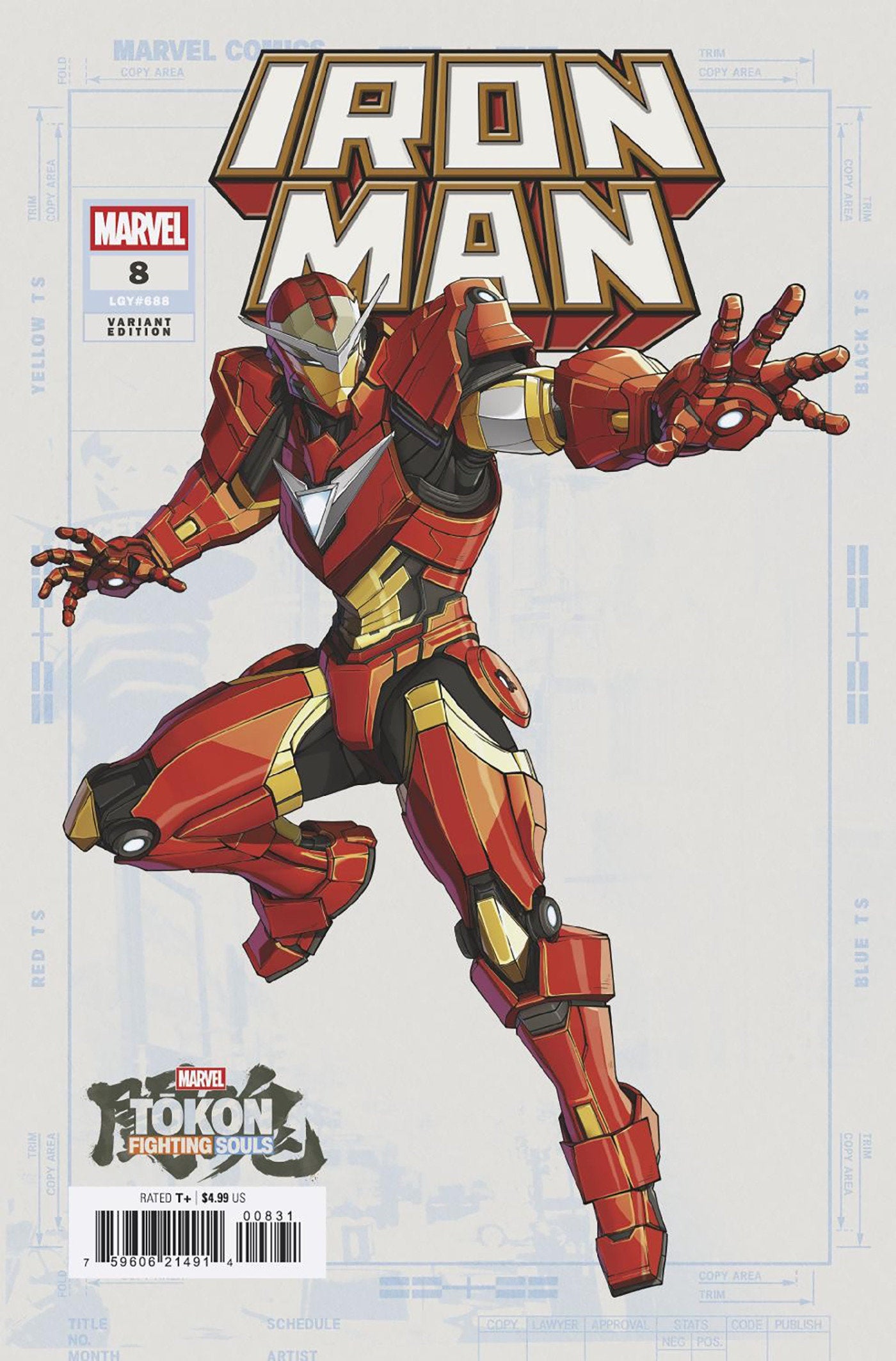Iron Man #8 Marvel Tokon: Fighting Souls Variant | Odin's Place