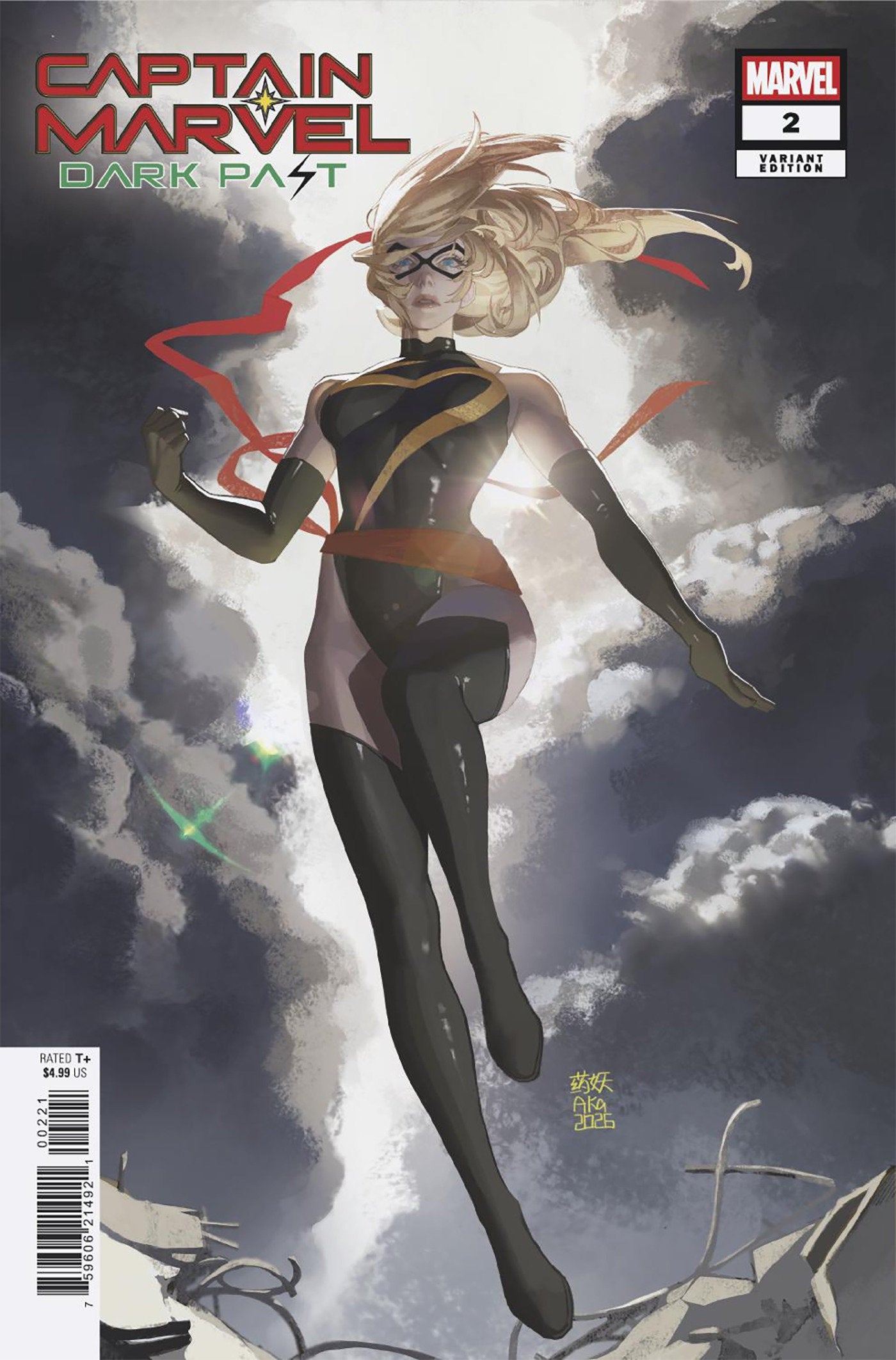 Captain Marvel: Dark Past #2 Aka Ms. Marvel Variant | Odin's Place