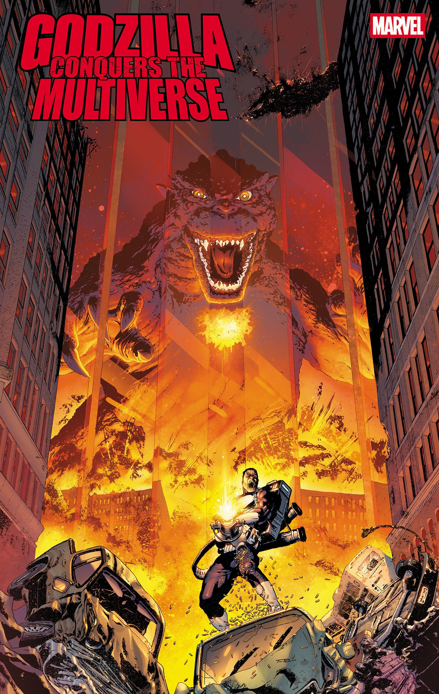 Godzilla Conquers The Multiverse #2 Tony Parker Variant | Odin's Place