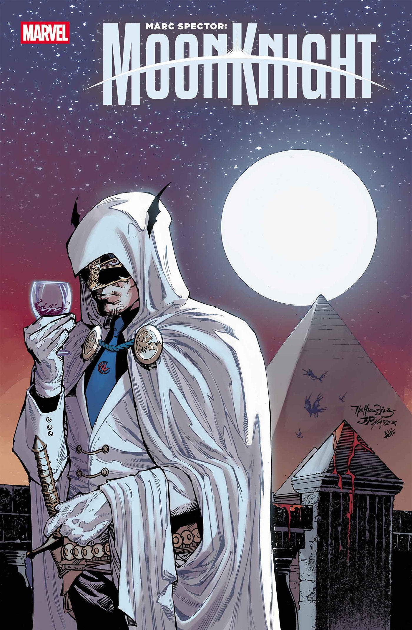 Marc Spector: Moon Knight #6 Netho Diaz Hellfire Costume Swap Variant | Odin's Place