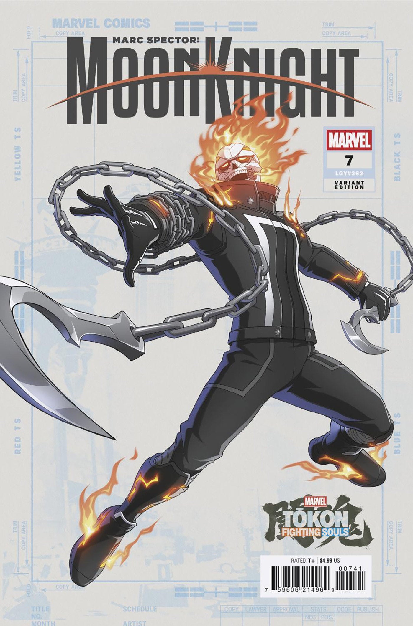 Marc Spector: Moon Knight #7 Marvel Tokon: Fighting Souls Variant | Odin's Place