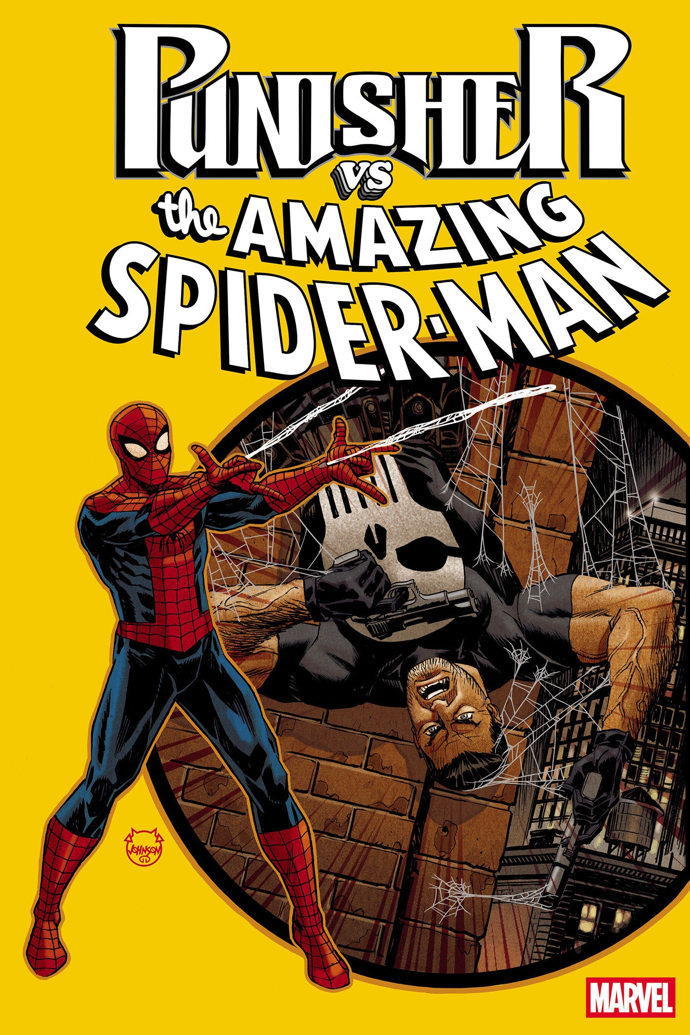 Punisher vs. Spider-Man #1 Dave Johnson Foil Variant | Odin's Place