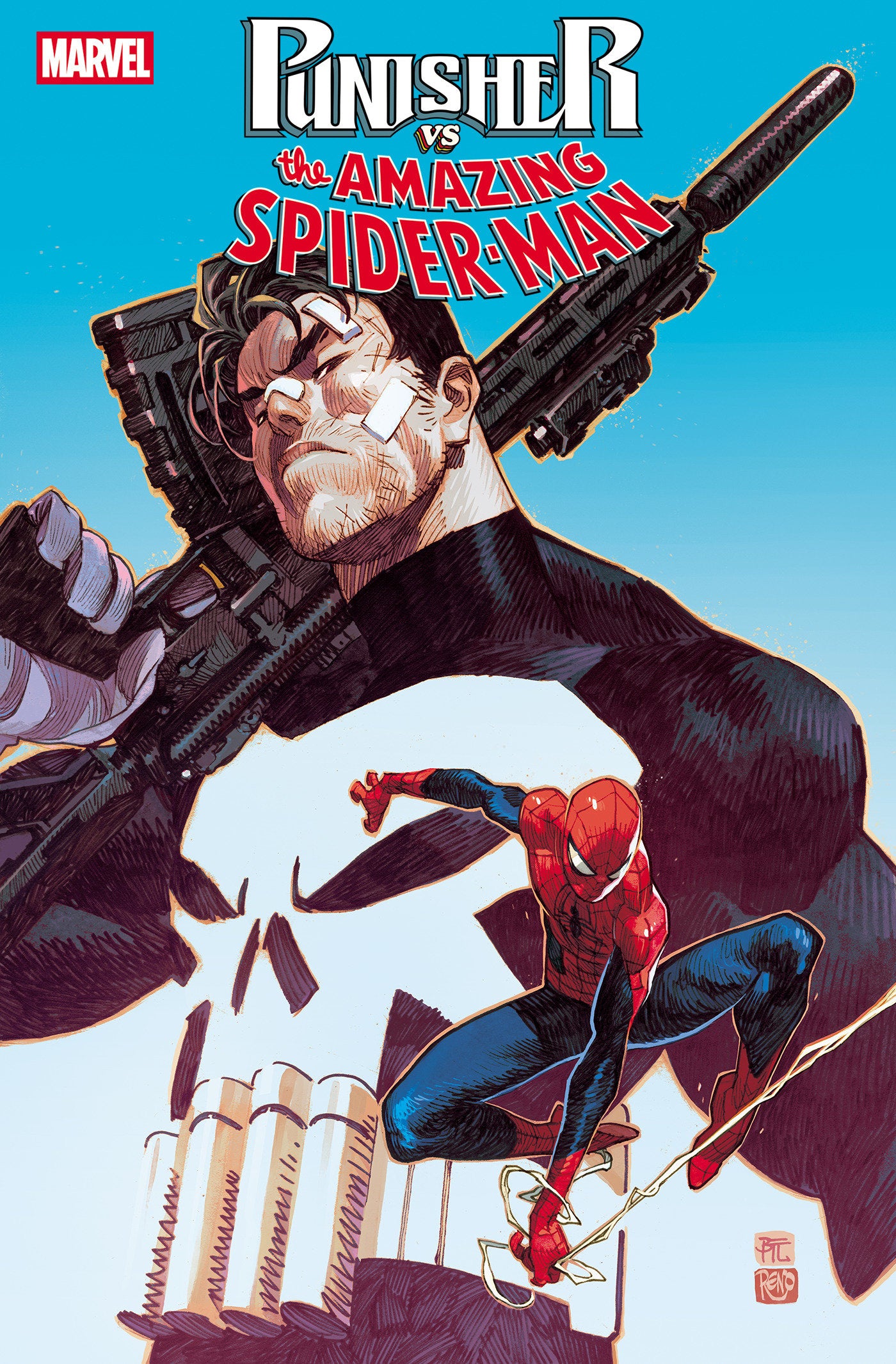 Punisher vs. Spider-Man #1 Dike Ruan Variant | Odin's Place