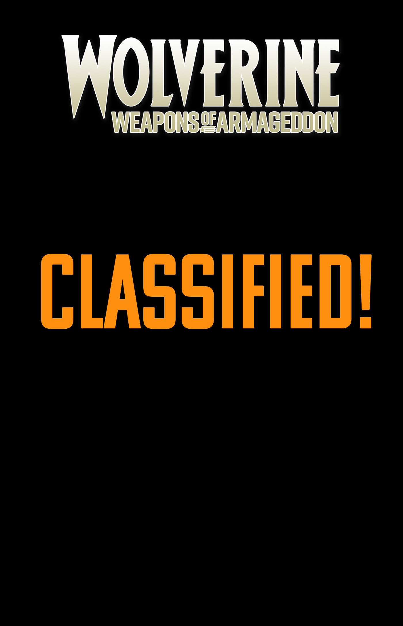 Wolverine: Weapons Of Armageddon #3 Michele Bandini Foreshadow Variant | Odin's Place