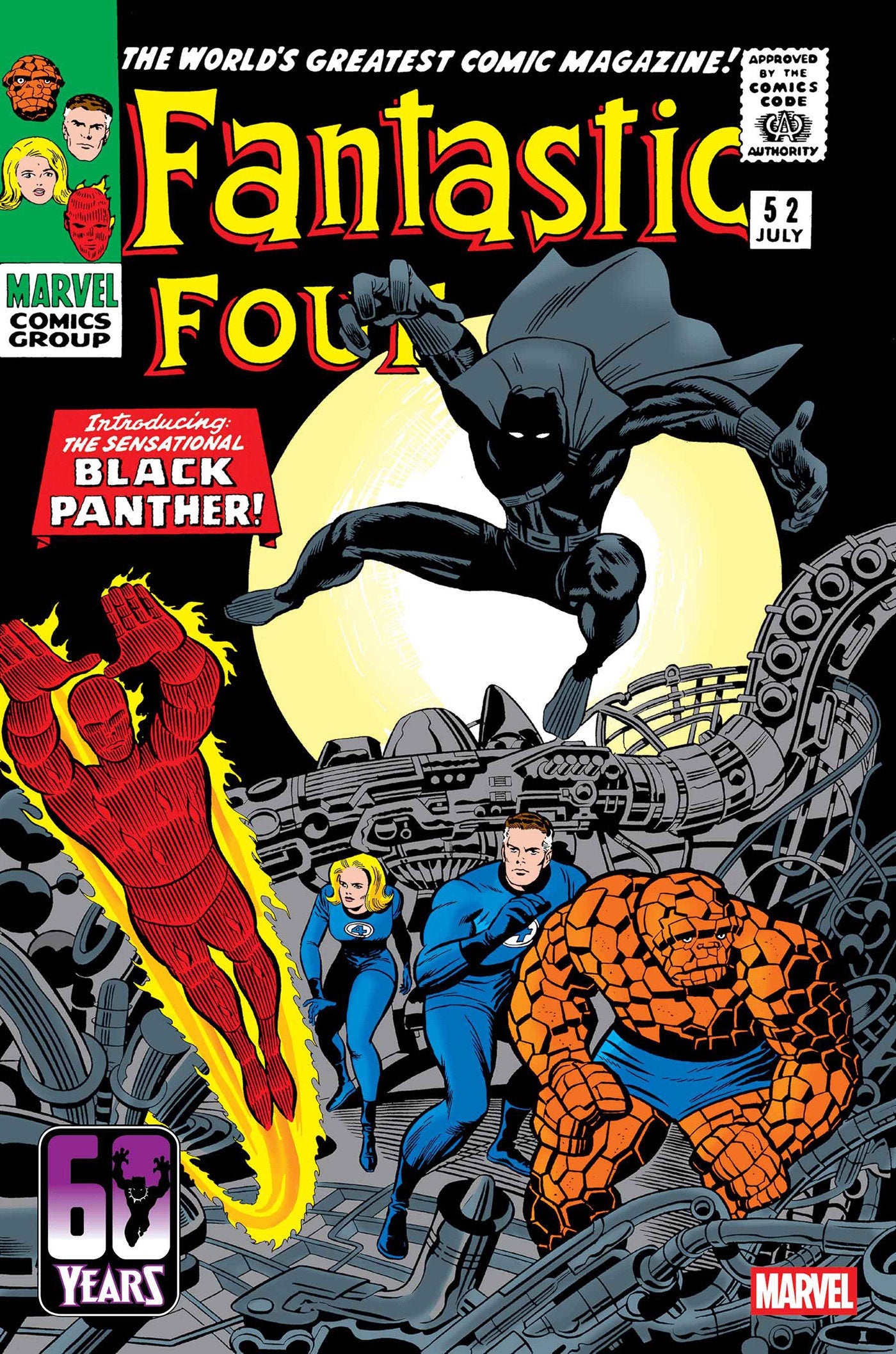 Fantastic Four #52 Facsimile Edition Foil Variant [New Printing] | Odin's Place
