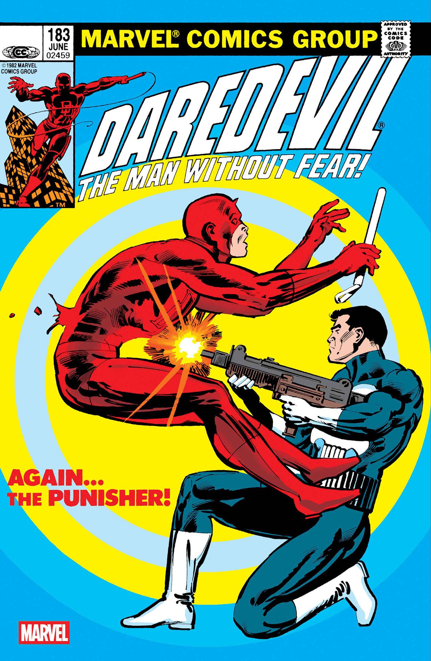 Daredevil #183 Facsimile Edition Foil Variant [New Printing] | Odin's Place
