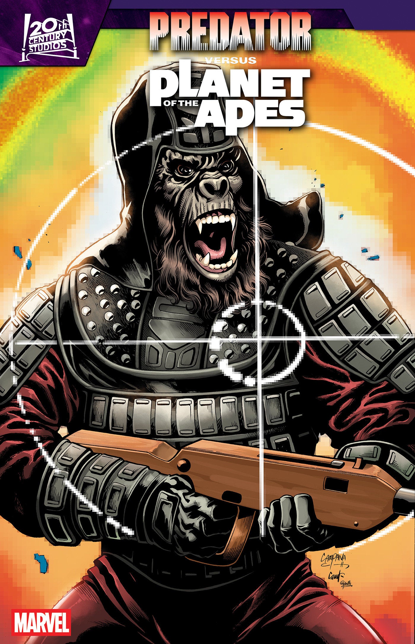 Predator vs. The Planet Of The Apes #2 Chris Campana Movie Poster Homage Variant | Odin's Place