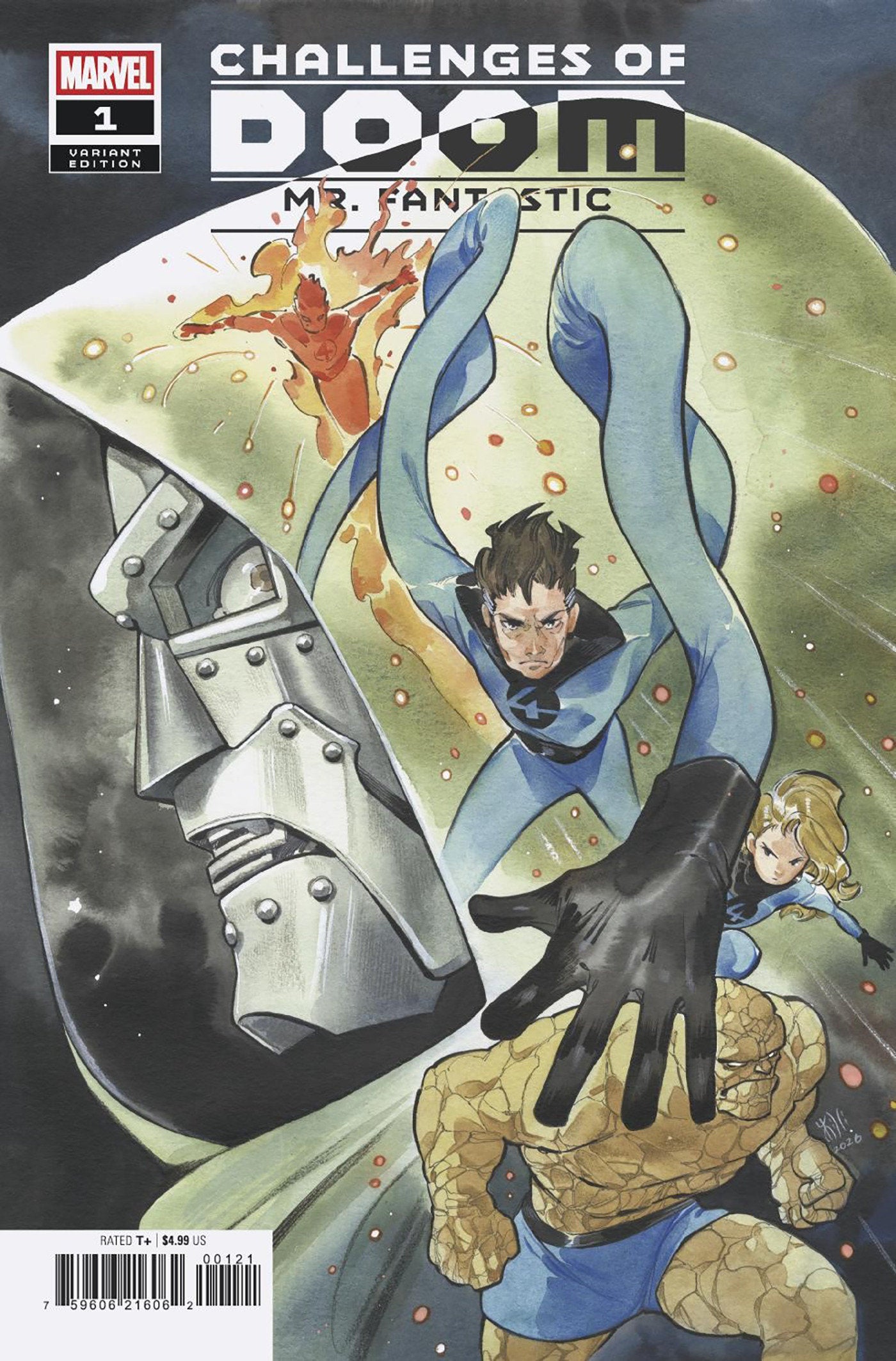 Challenges Of Doom: Mr. Fantastic #1 Peach Momoko Variant | Odin's Place