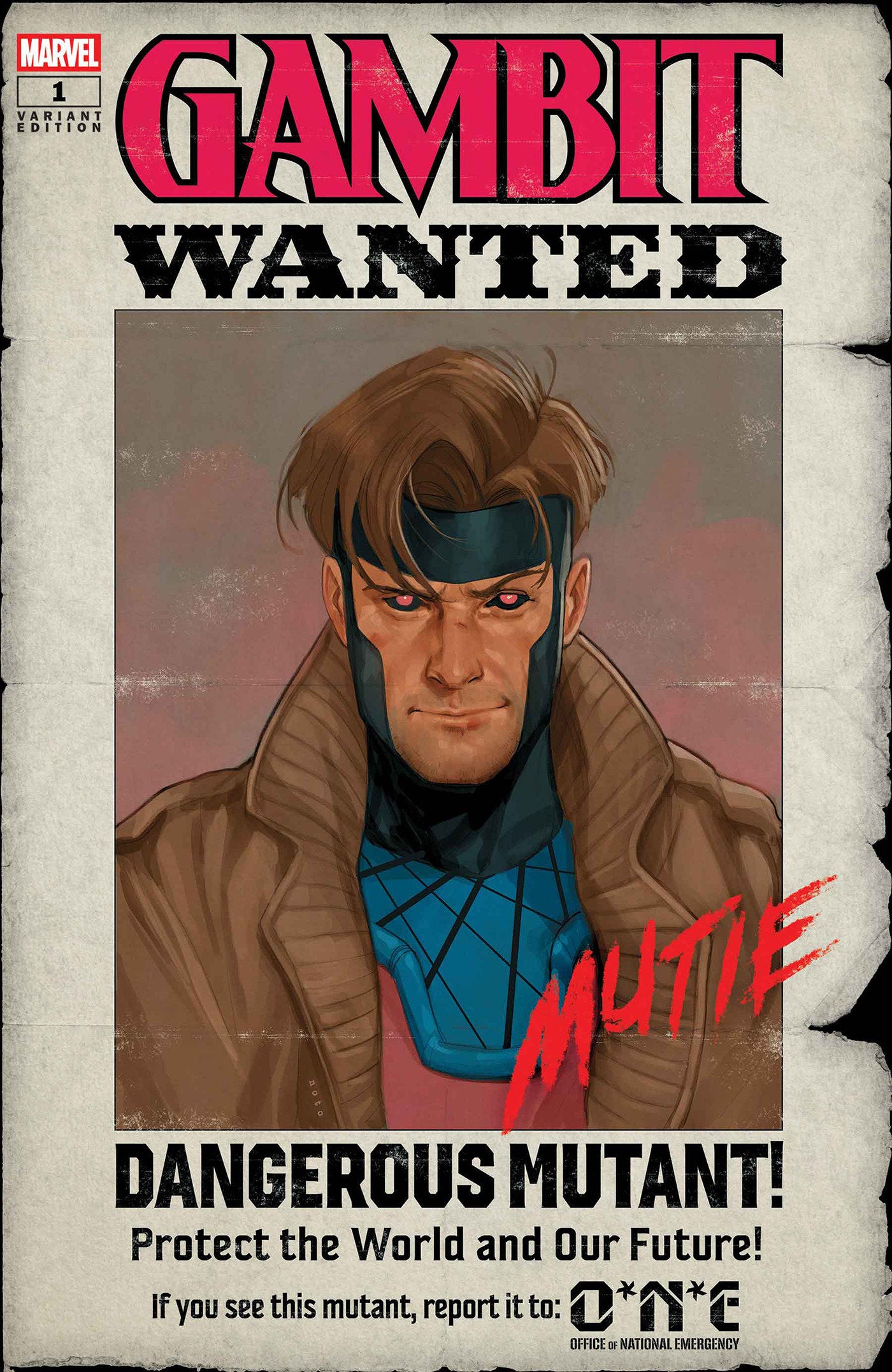 Gambit: Wanted #1 Phil Noto Wanted Variant B | Odin's Place