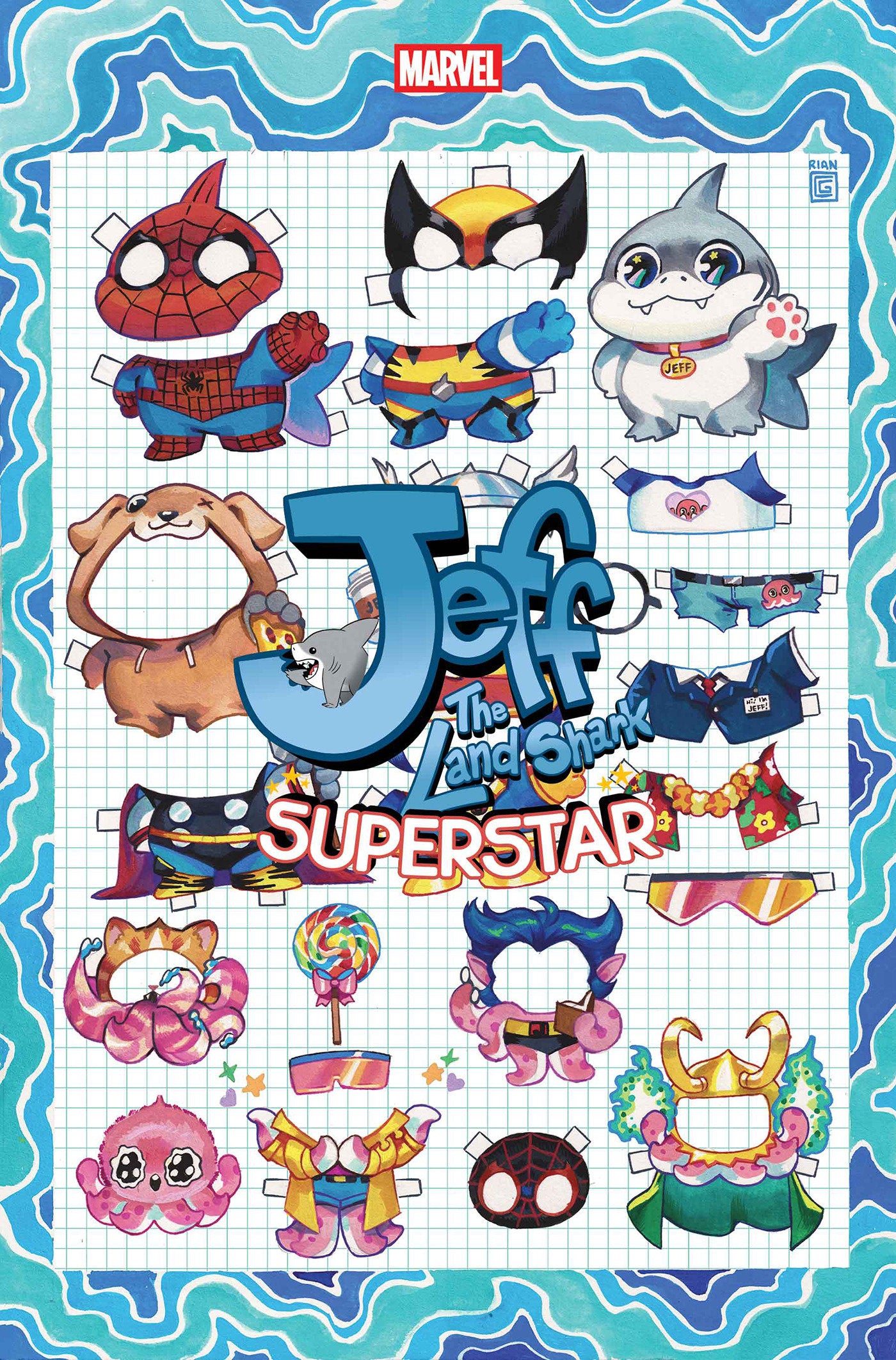 Jeff The Land Shark: Superstar #1 Rian Gonzales Foil Variant | Odin's Place