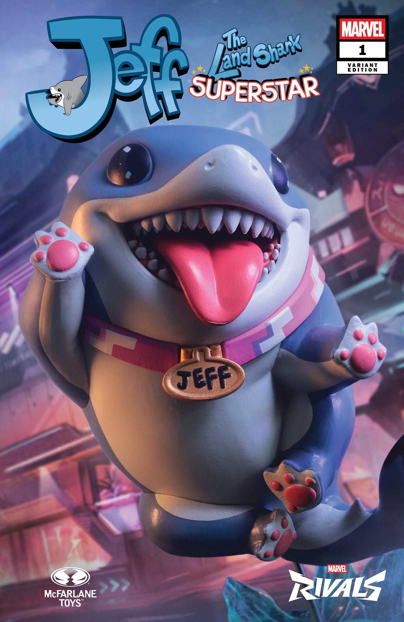 Jeff The Land Shark: Superstar #1 McFarlane Toys Marvel Rivals Variant | Odin's Place