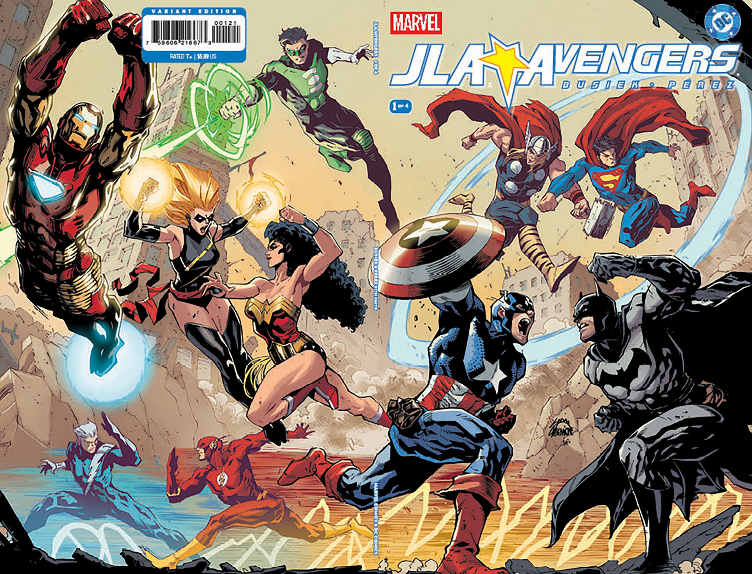 JLA/Avengers #1 Facsimile Edition Ryan Stegman Wraparound Variant | Odin's Place