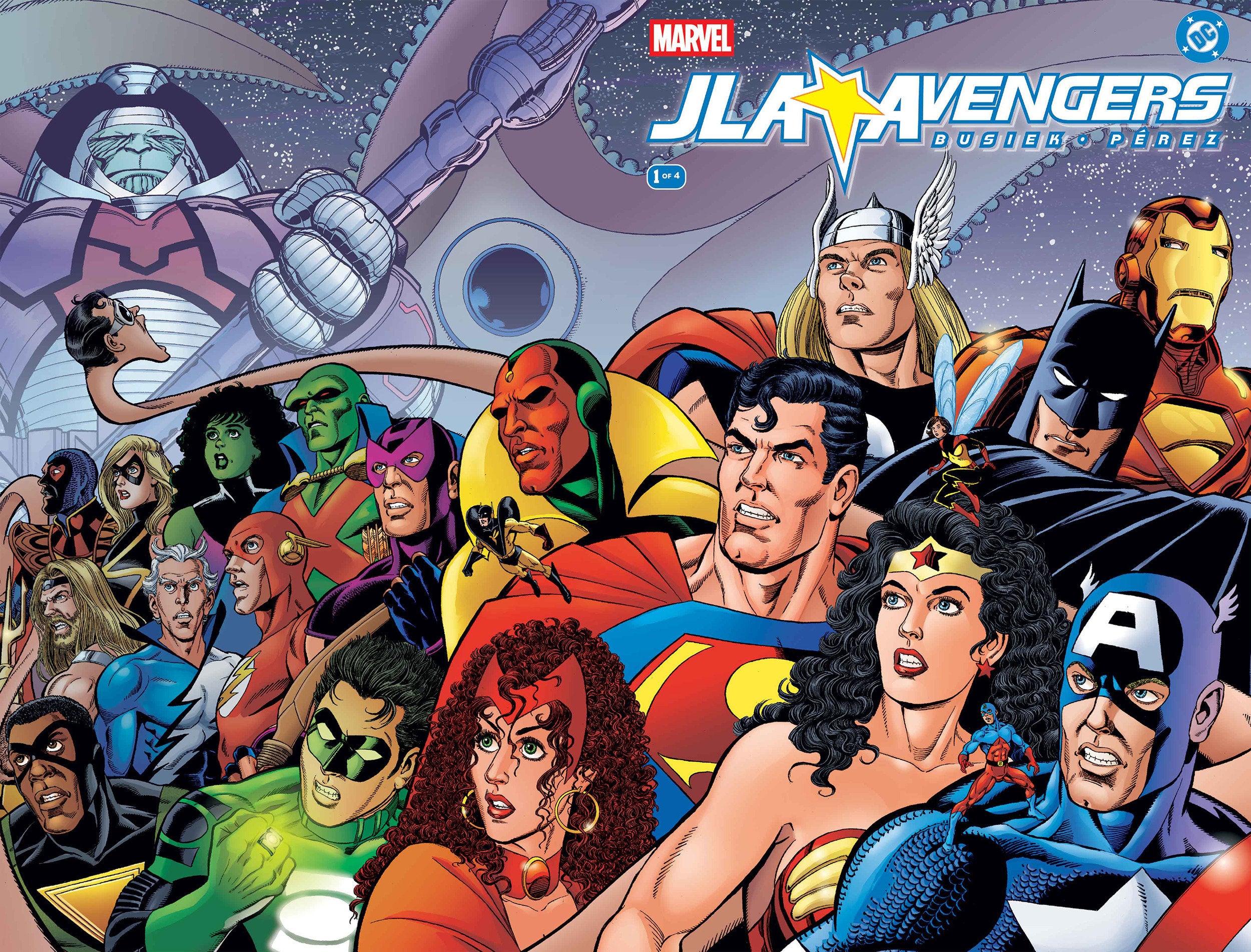 JLA/Avengers #1 Facsimile Edition Foil Wraparound Variant | Odin's Place