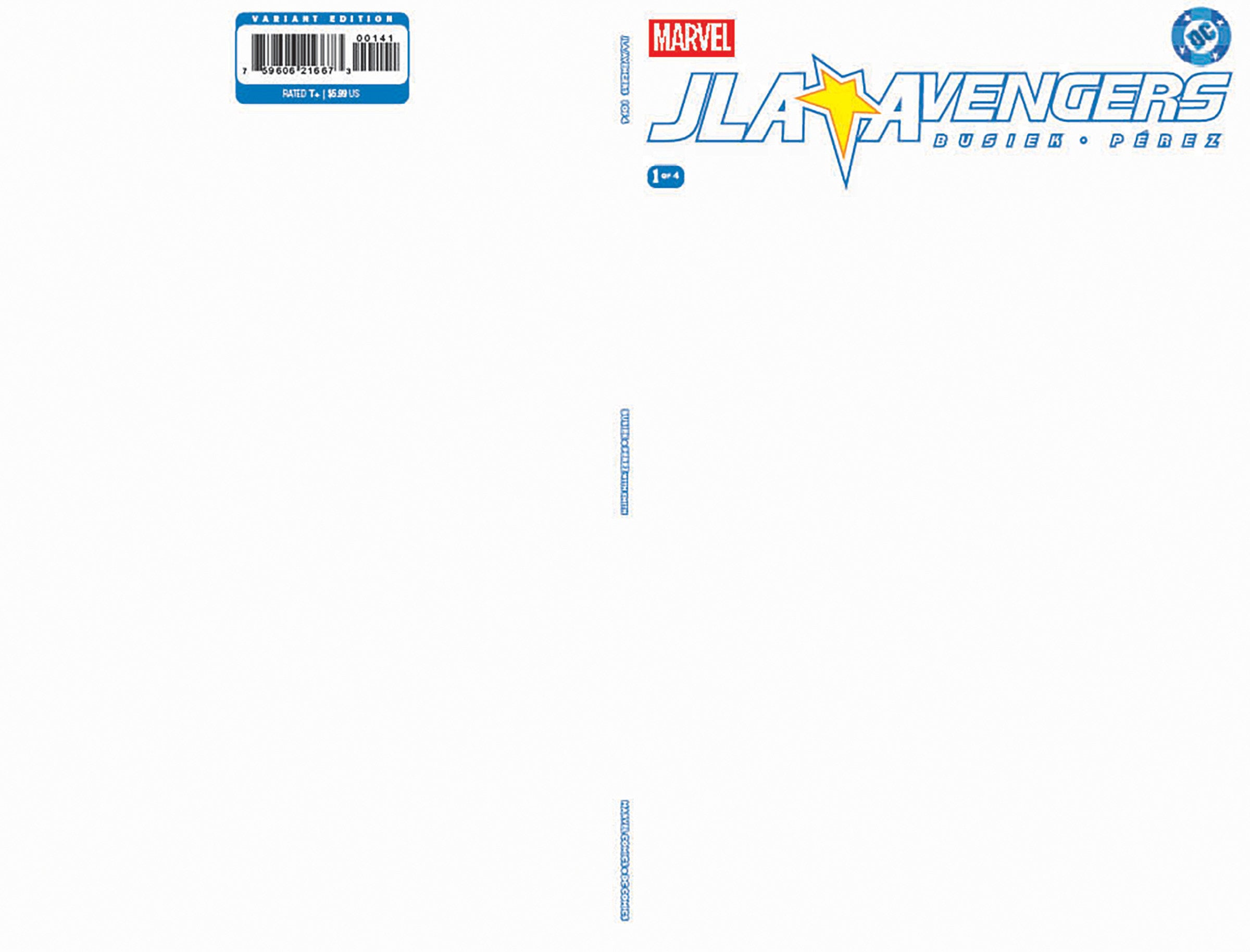 JLA/Avengers #1 Facsimile Edition Blank Cover Variant | Odin's Place