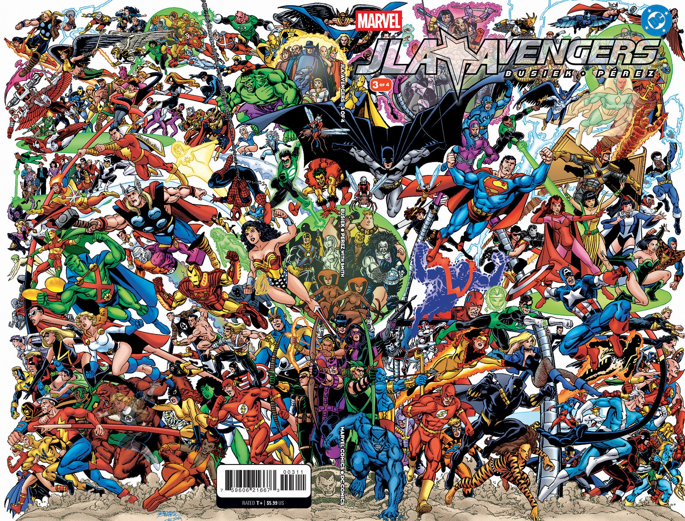 JLA/Avengers #3 Facsimile Edition Wraparound Cover | Odin's Place