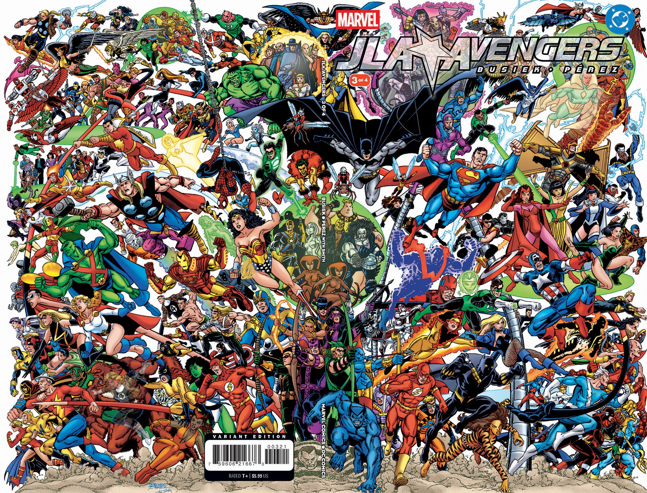 JLA/Avengers #3 Facsimile Edition Foil Wraparound Variant | Odin's Place