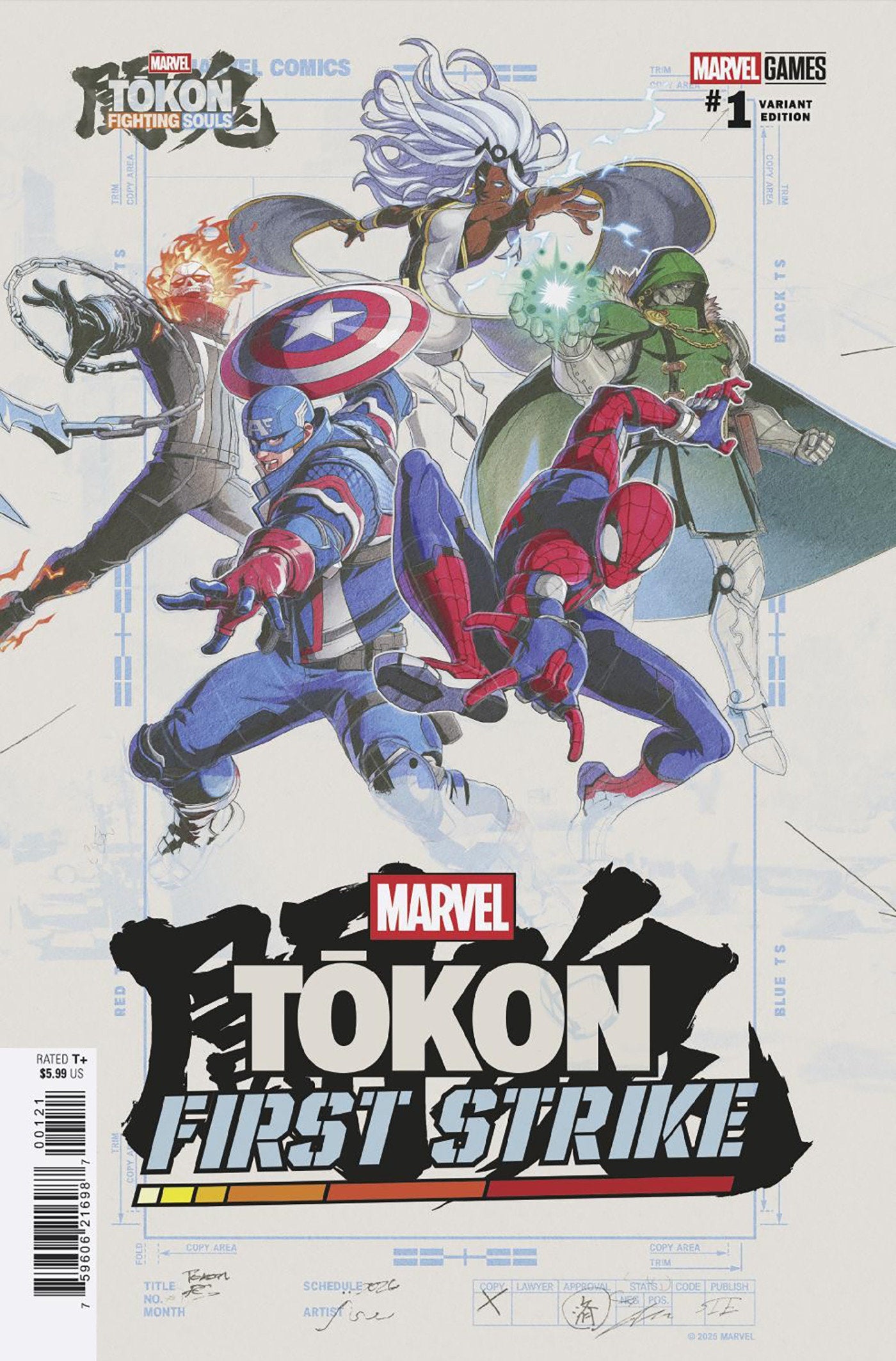 Marvel Tokon: First Strike #1 Marvel Tokon: Fighting Souls Variant | Odin's Place