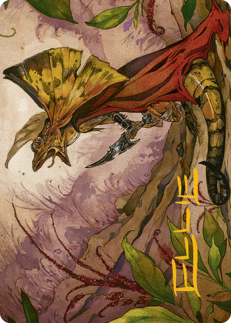 Hired Claw Art Card (Gold-Stamped Signature) [Bloomburrow Art Series] | Odin's Place