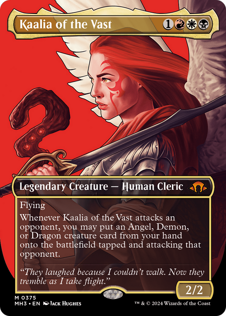 Kaalia of the Vast (Borderless) (0375) [Modern Horizons 3] | Odin's Place