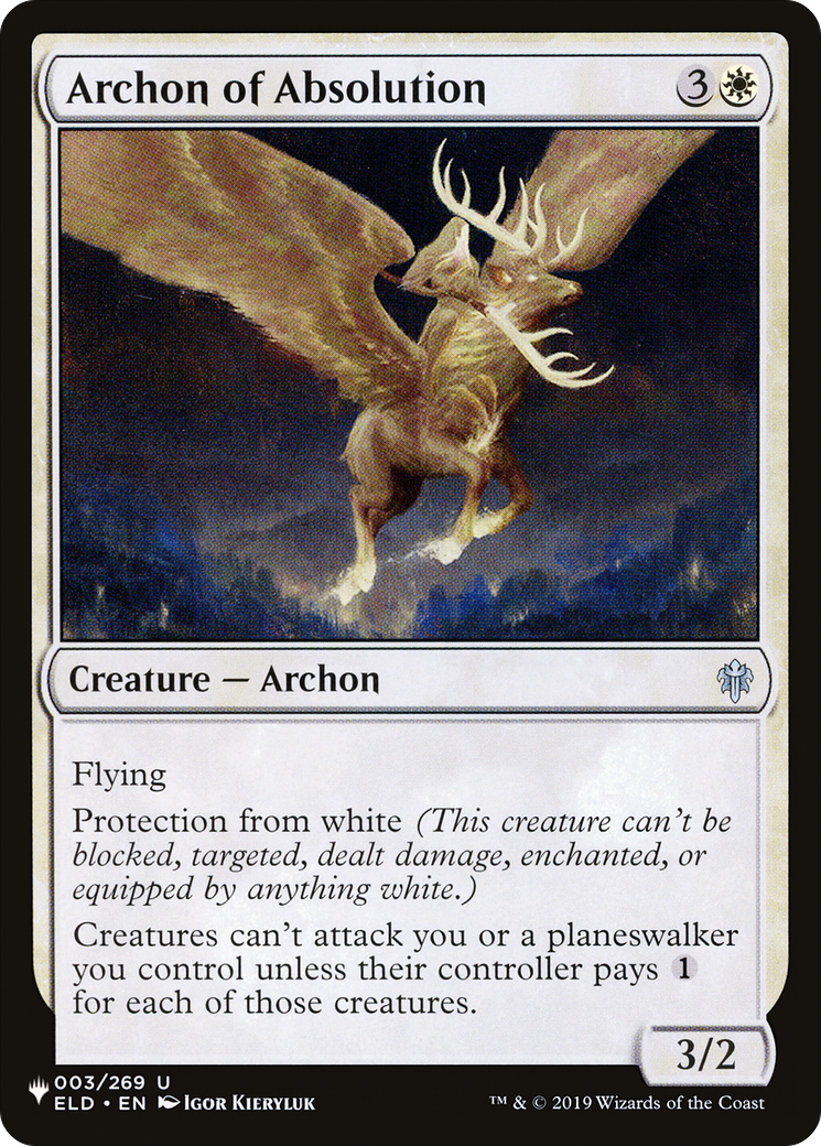 Archon of Absolution [The List] | Odin's Place