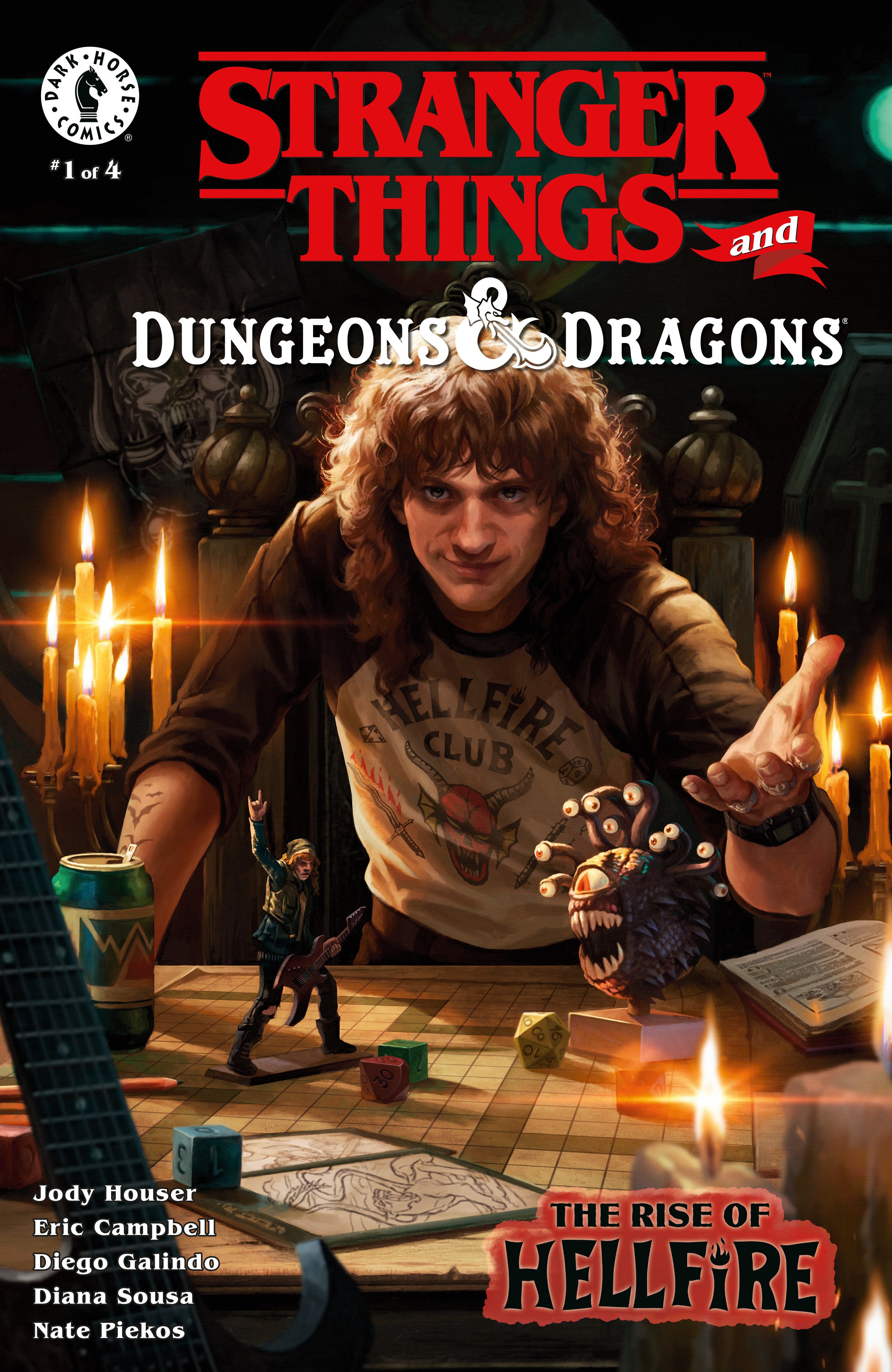 Stranger Things Dungeons & Dragons  Rise Of Hellfire #1 Cover A Villanueve | Odin's Place