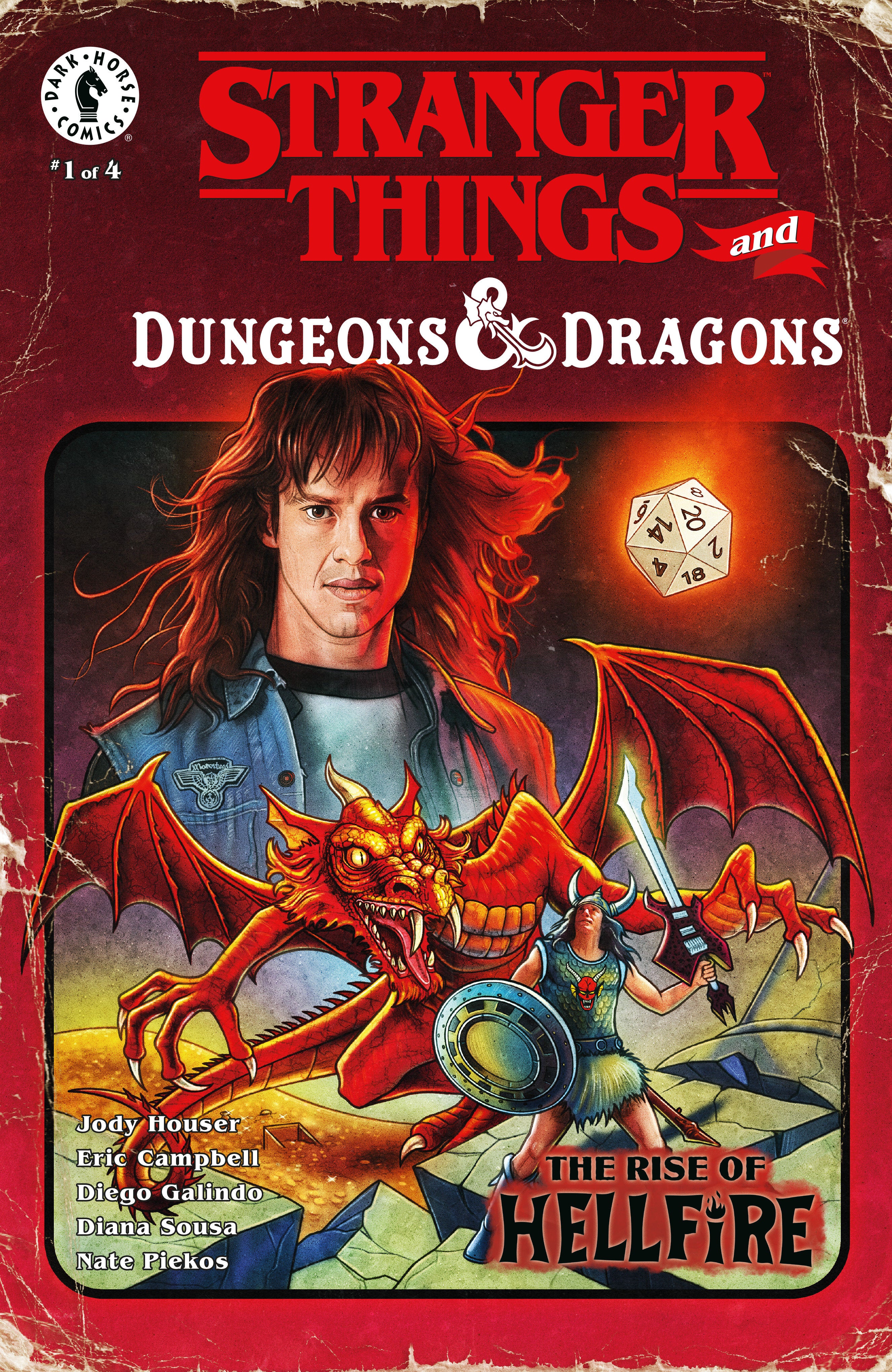 Stranger Things Dungeons & Dragons  Rise Of Hellfire #1 Cover B Lambert | Odin's Place