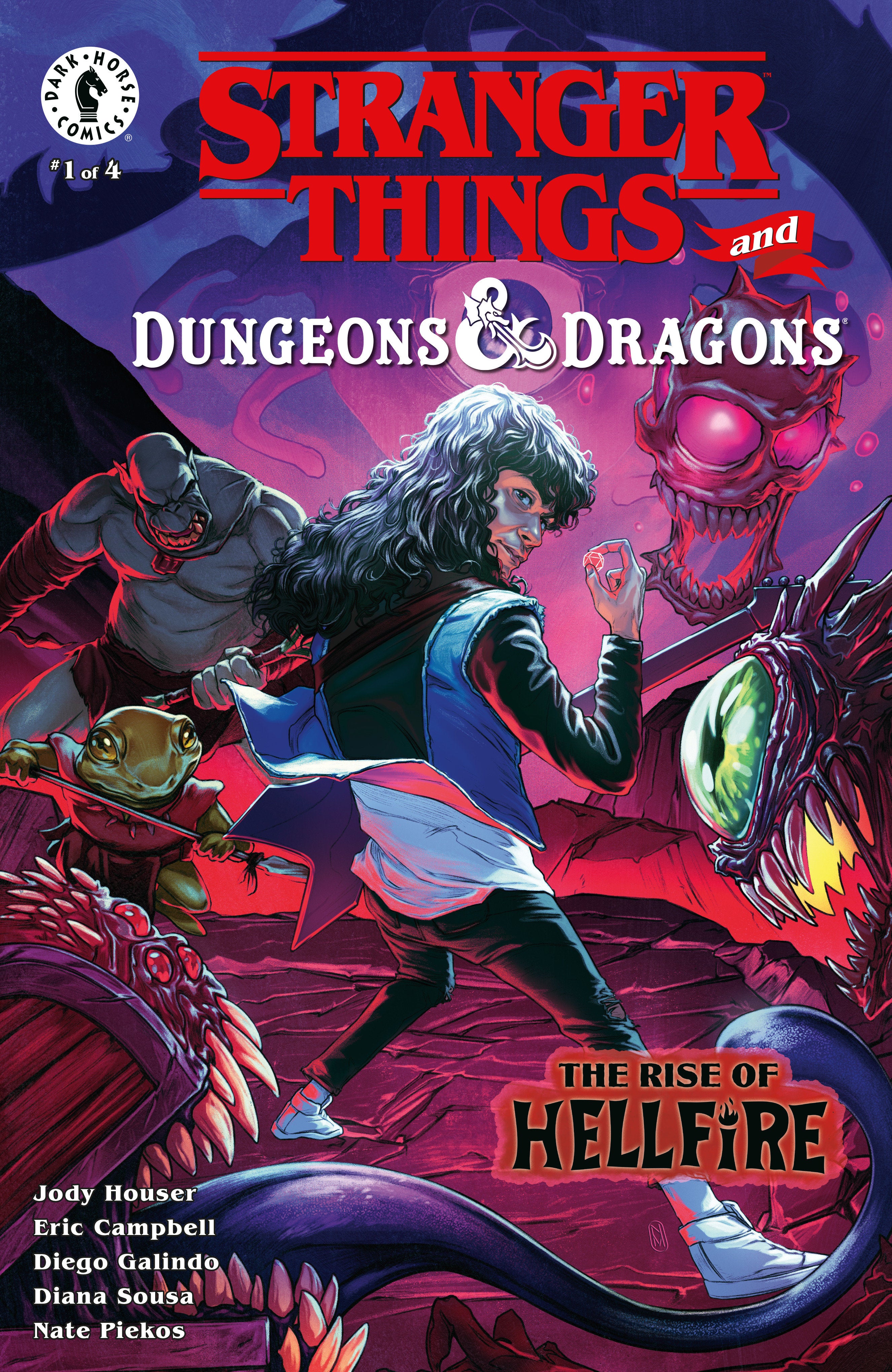 Stranger Things Dungeons & Dragons  Rise Of Hellfire #1 Cover E Malavia | Odin's Place