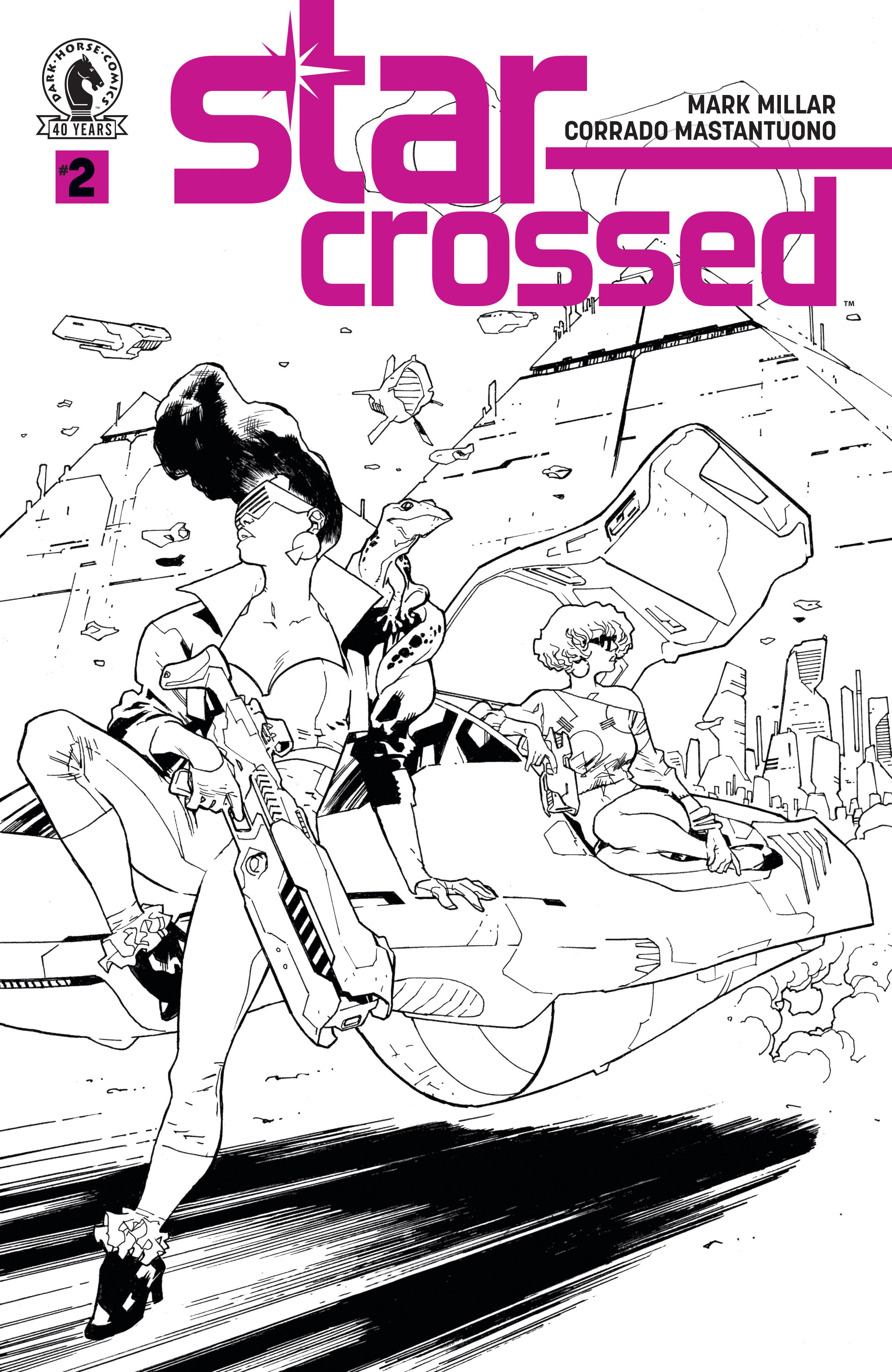 Star Crossed #2 (Cover B) (Black & White) (Stuart Immonen) | Odin's Place