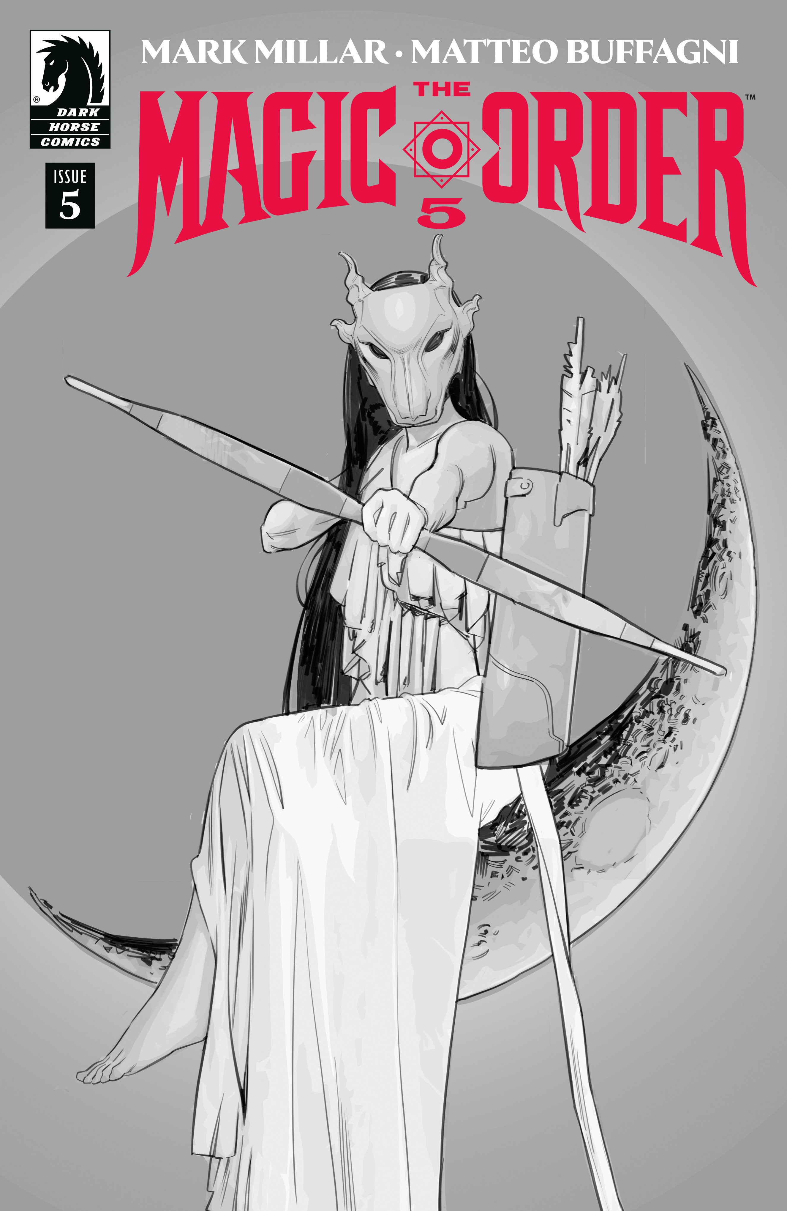 Magic Order V #5 Cover B Black & White Buffagni (Mature) | Odin's Place