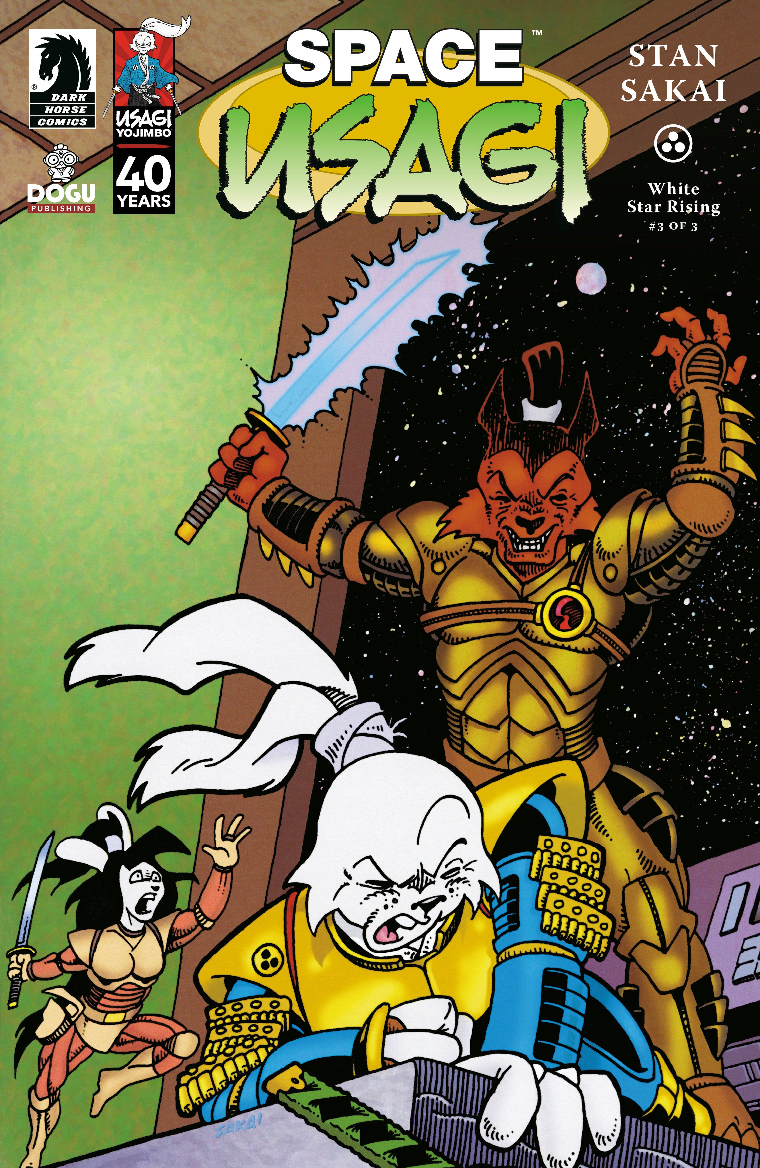 Space Usagi: White Star Rising #3 (Cover A) (Stan Sakai) | Odin's Place