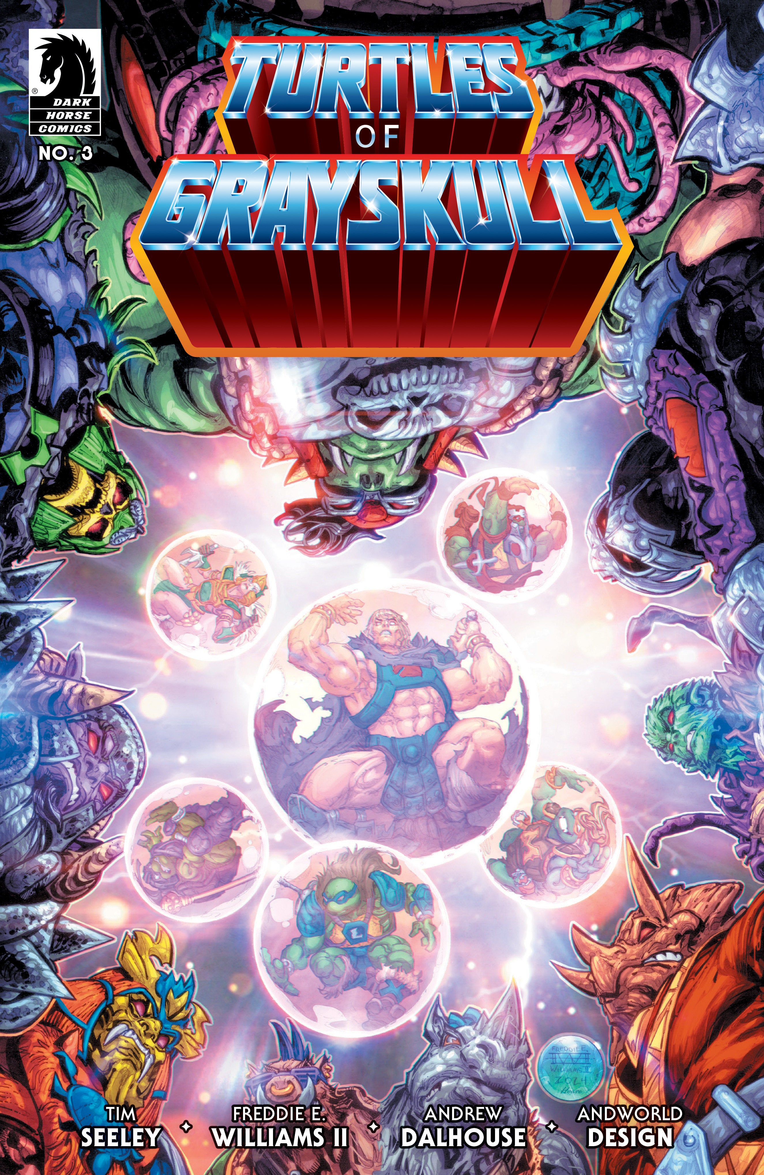 Masters Of The Universe/Teenage Mutant Ninja Turtles: Turtles Of Grayskull #3 (Cover A) (Freddie E. Williams II) | Odin's Place
