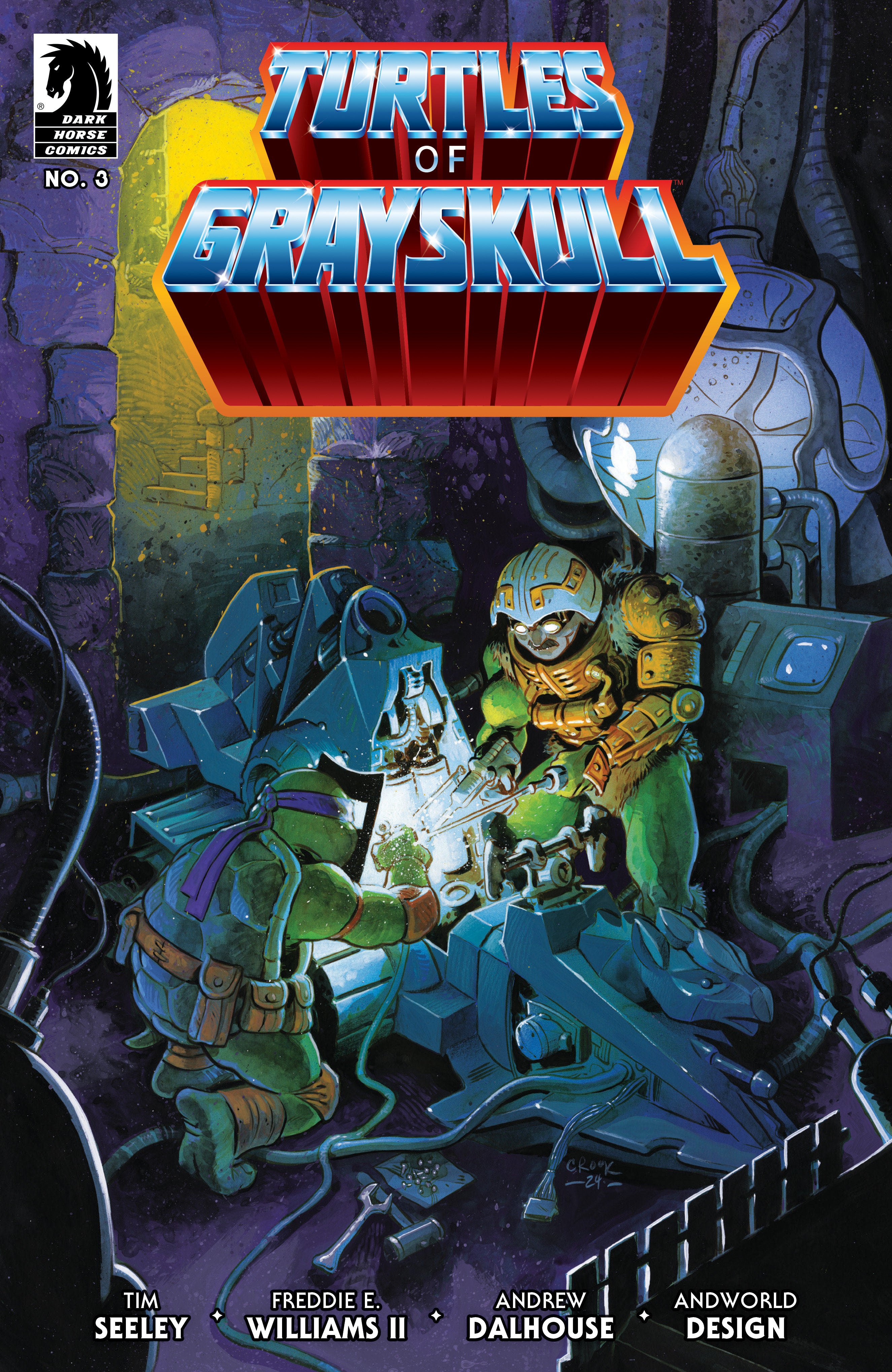 Masters Of The Universe/Teenage Mutant Ninja Turtles: Turtles Of Grayskull #3 (Cover B) (Tyler Crook) | Odin's Place