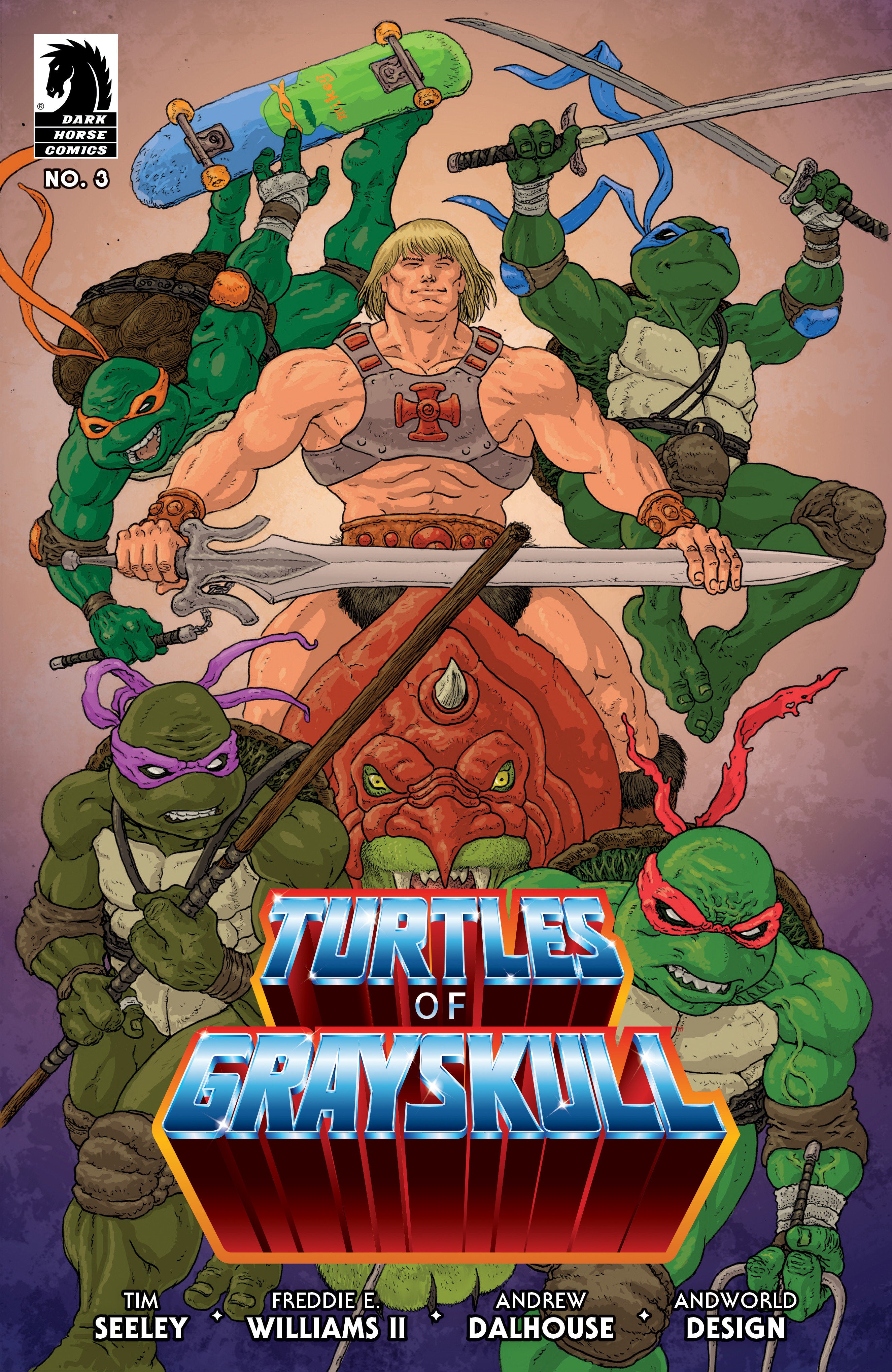 Masters Of The Universe/Teenage Mutant Ninja Turtles: Turtles Of Grayskull #3 (Cover C) (Ramon Villalobos) | Odin's Place