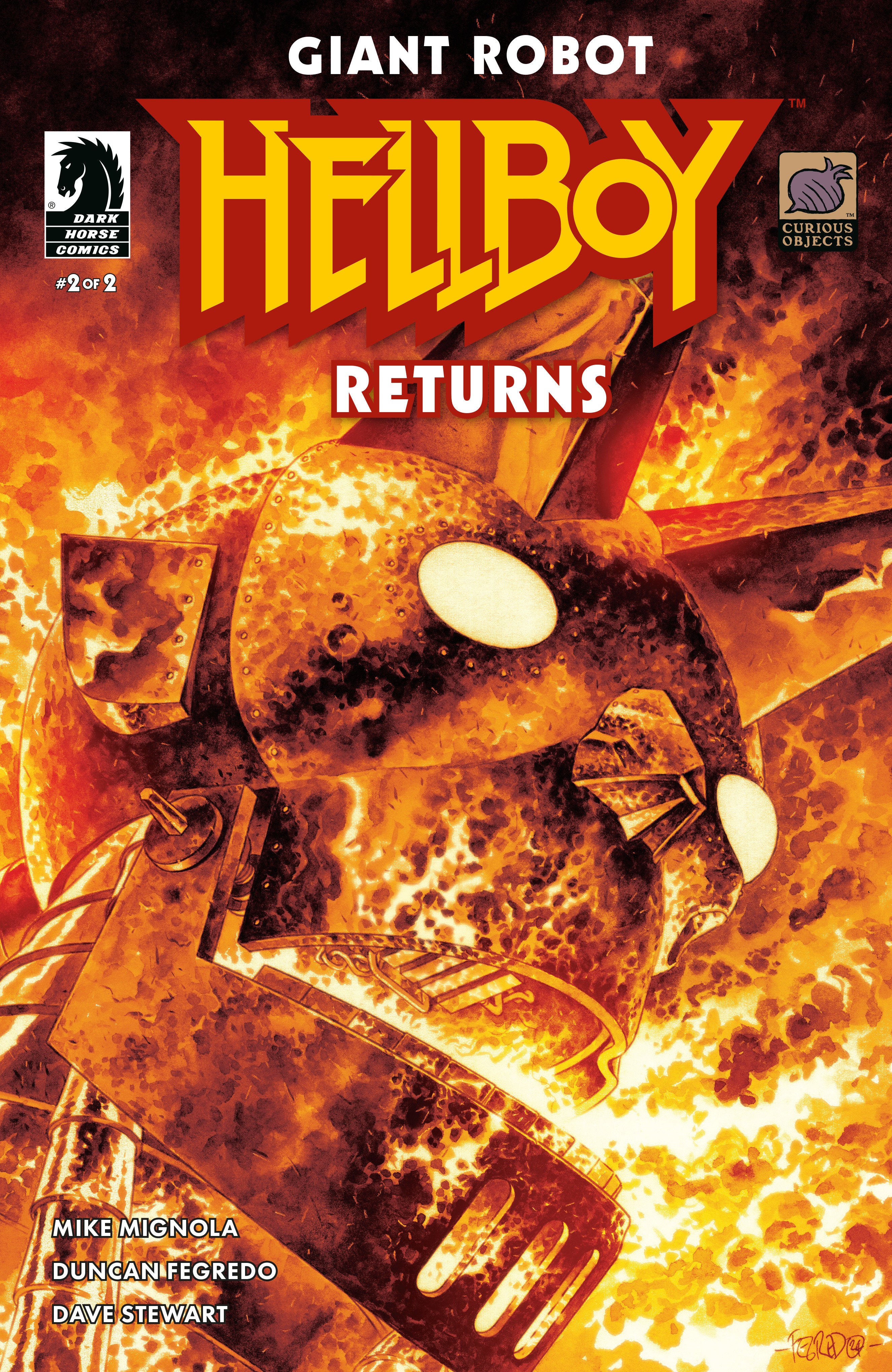 Giant Robot Hellboy Returns #2 (Cover A) (Duncan Fegredo) | Odin's Place