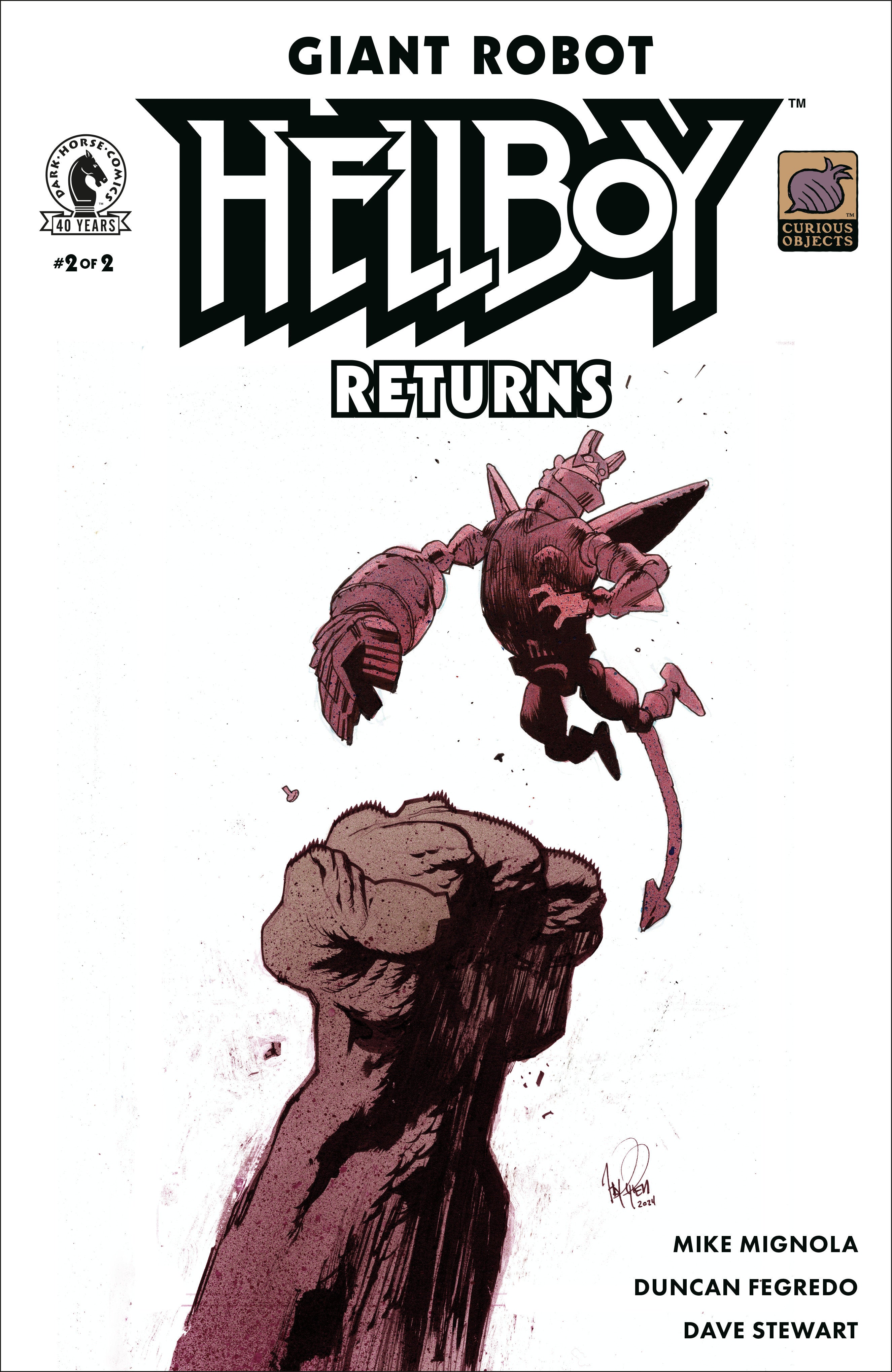 Giant Robot Hellboy Returns #2 (Cover B) (James Harren) | Odin's Place
