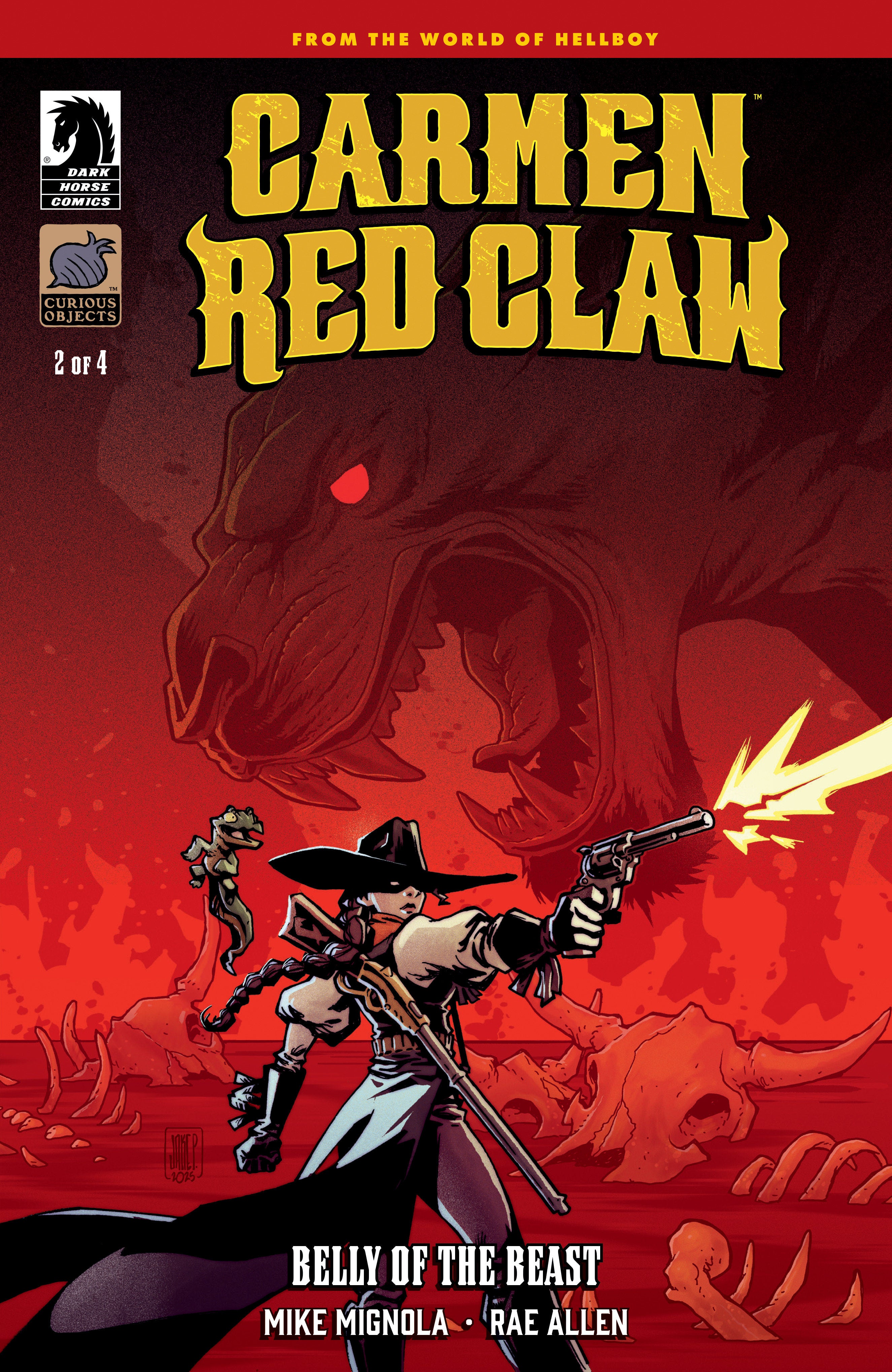Carmen Red Claw: Belly Of The Beast #2 (Cover B) (Jake Parker) | Odin's Place